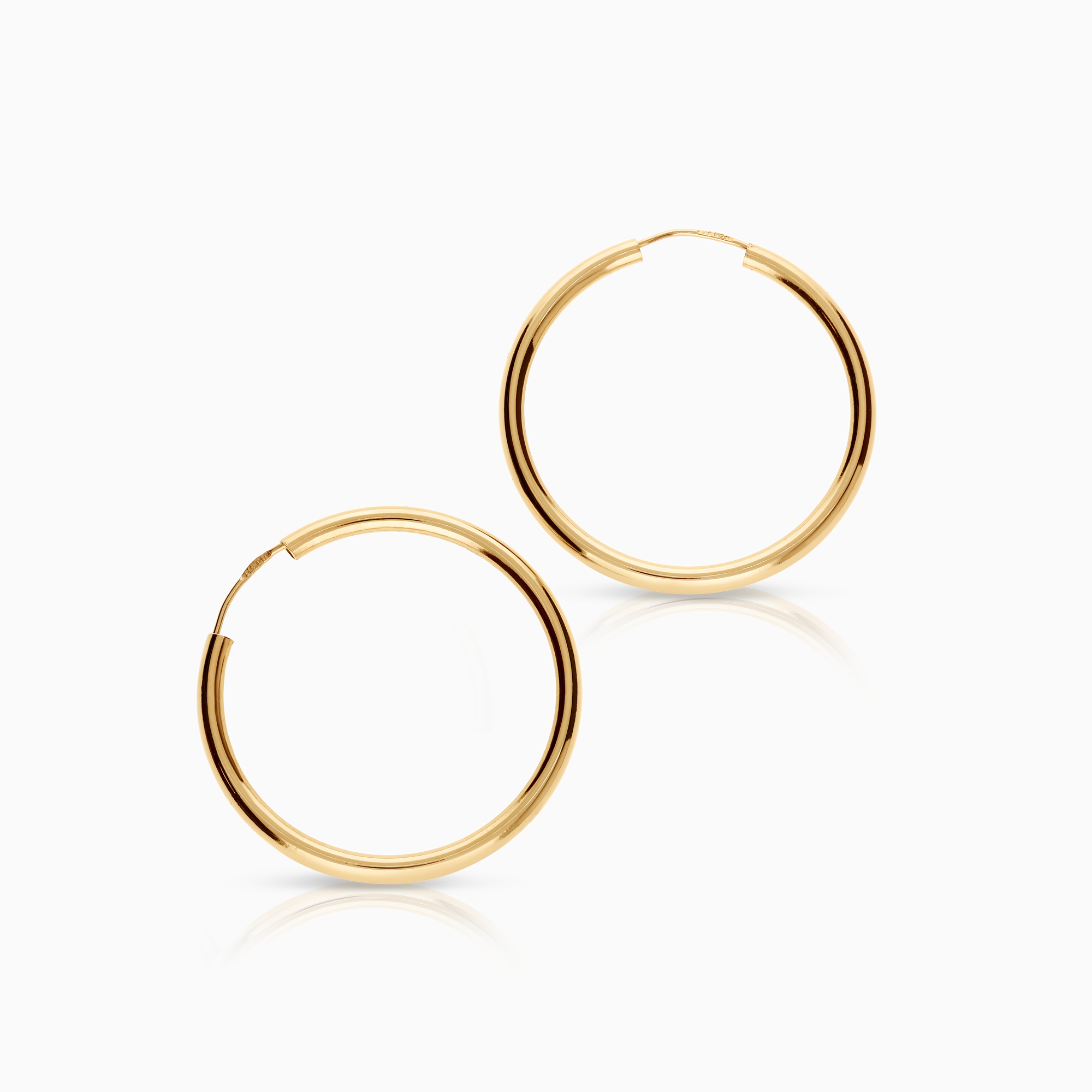 Guldörhängen creoler 2,19g 18K guld