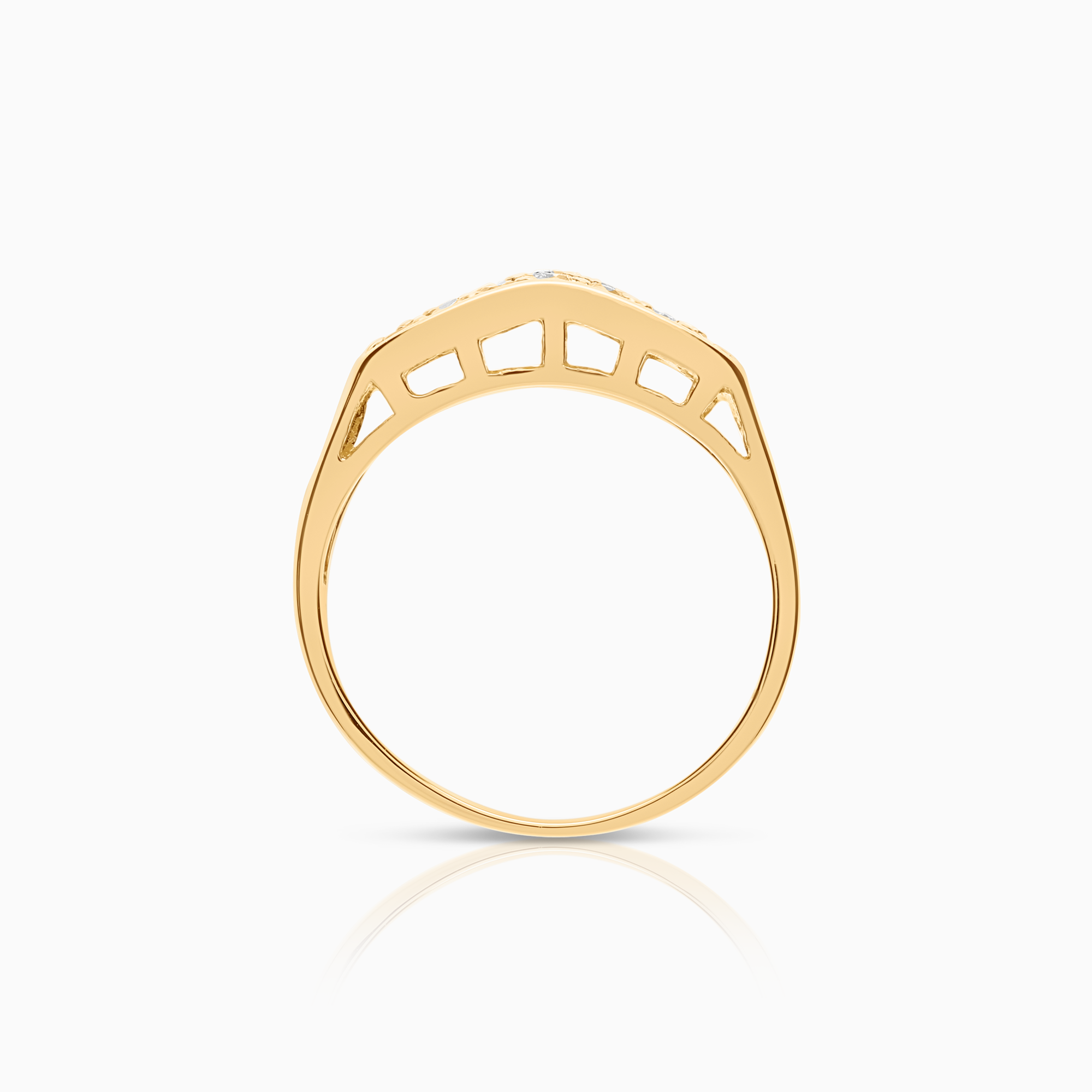 Diamantring 0,50ct 18K guld