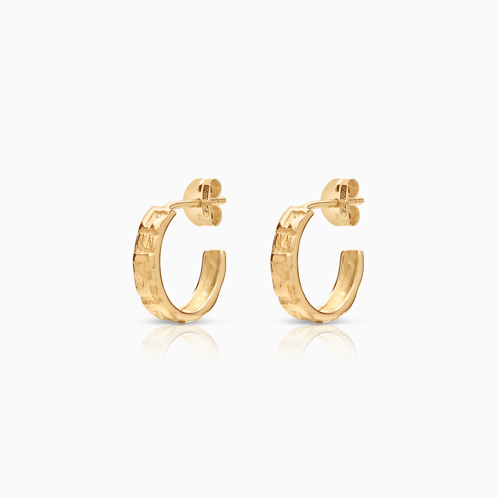 Guldörhängen creoler 2,26g 18K guld