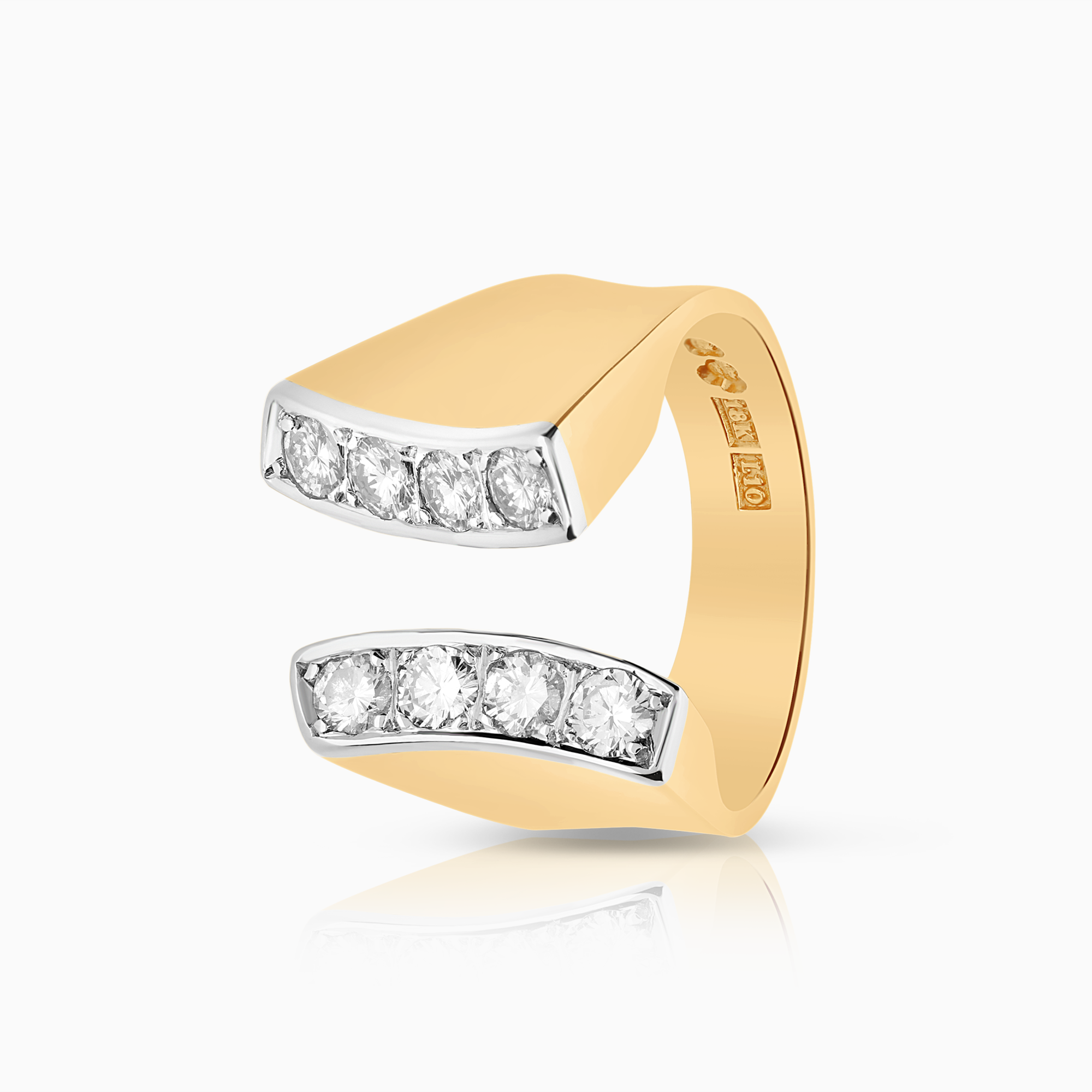 Statementring 0,56ct 18K guld