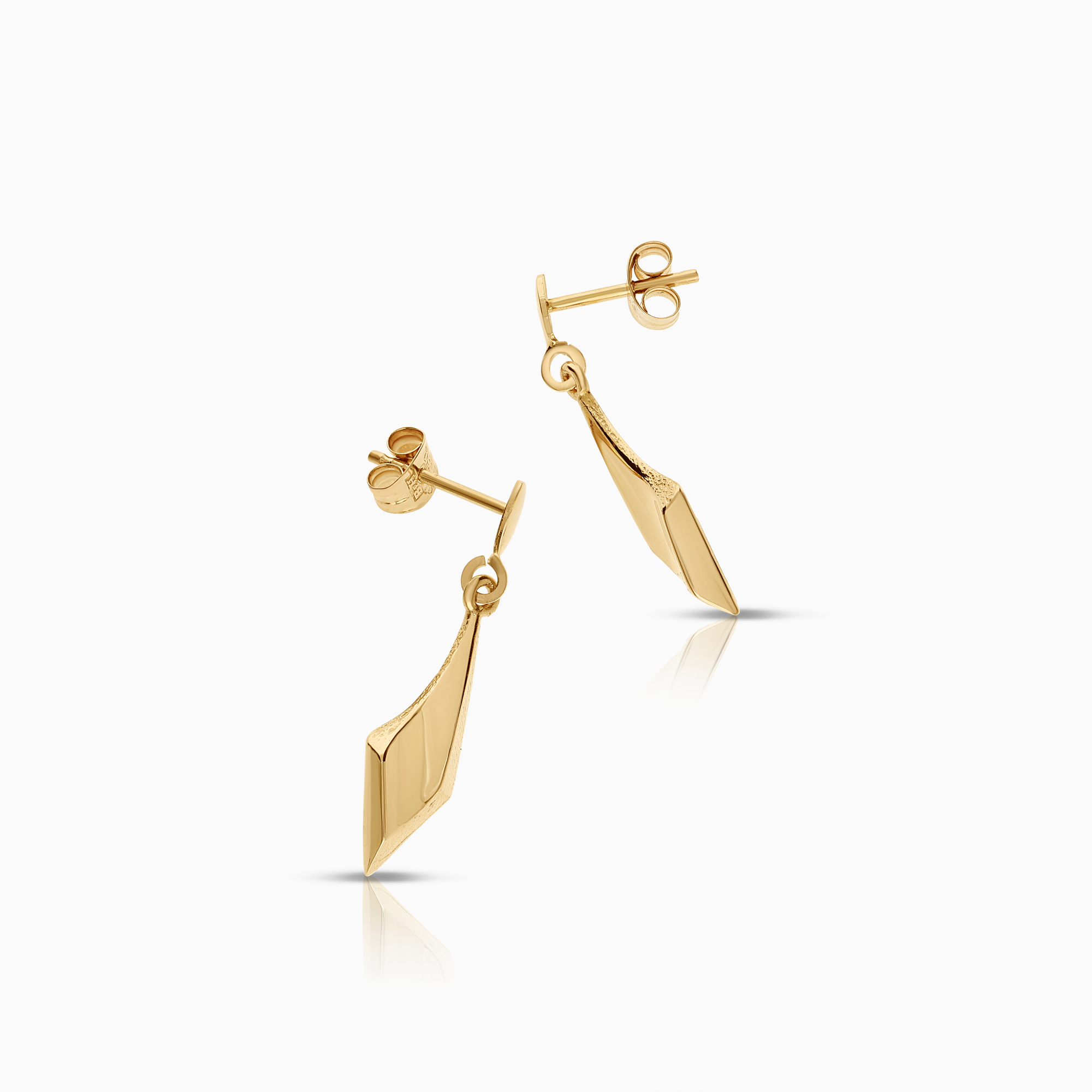 Gold earrings 2.31g 18K gold
