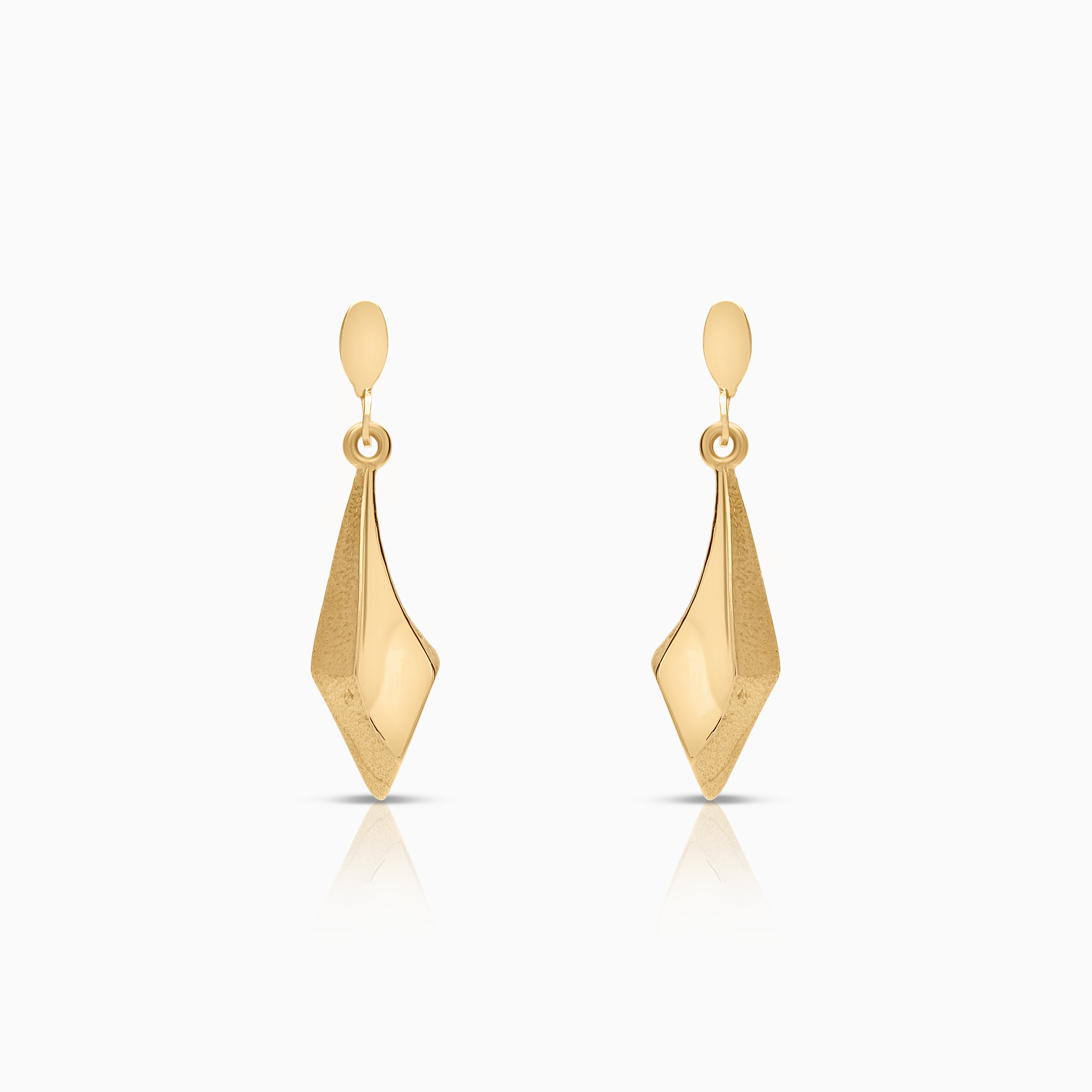 Gold earrings 2.31g 18K gold