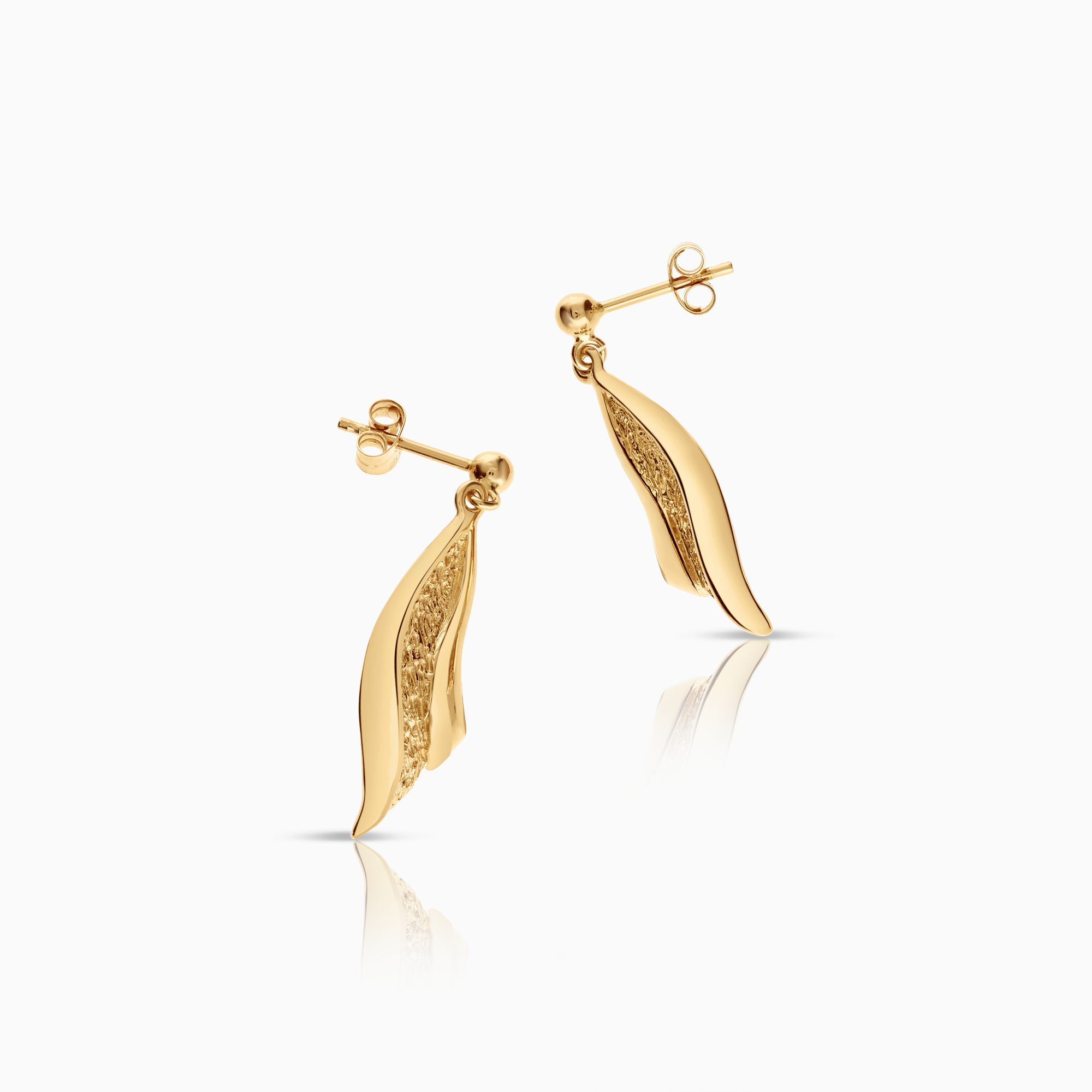 Gold earrings 3.40g 18K gold