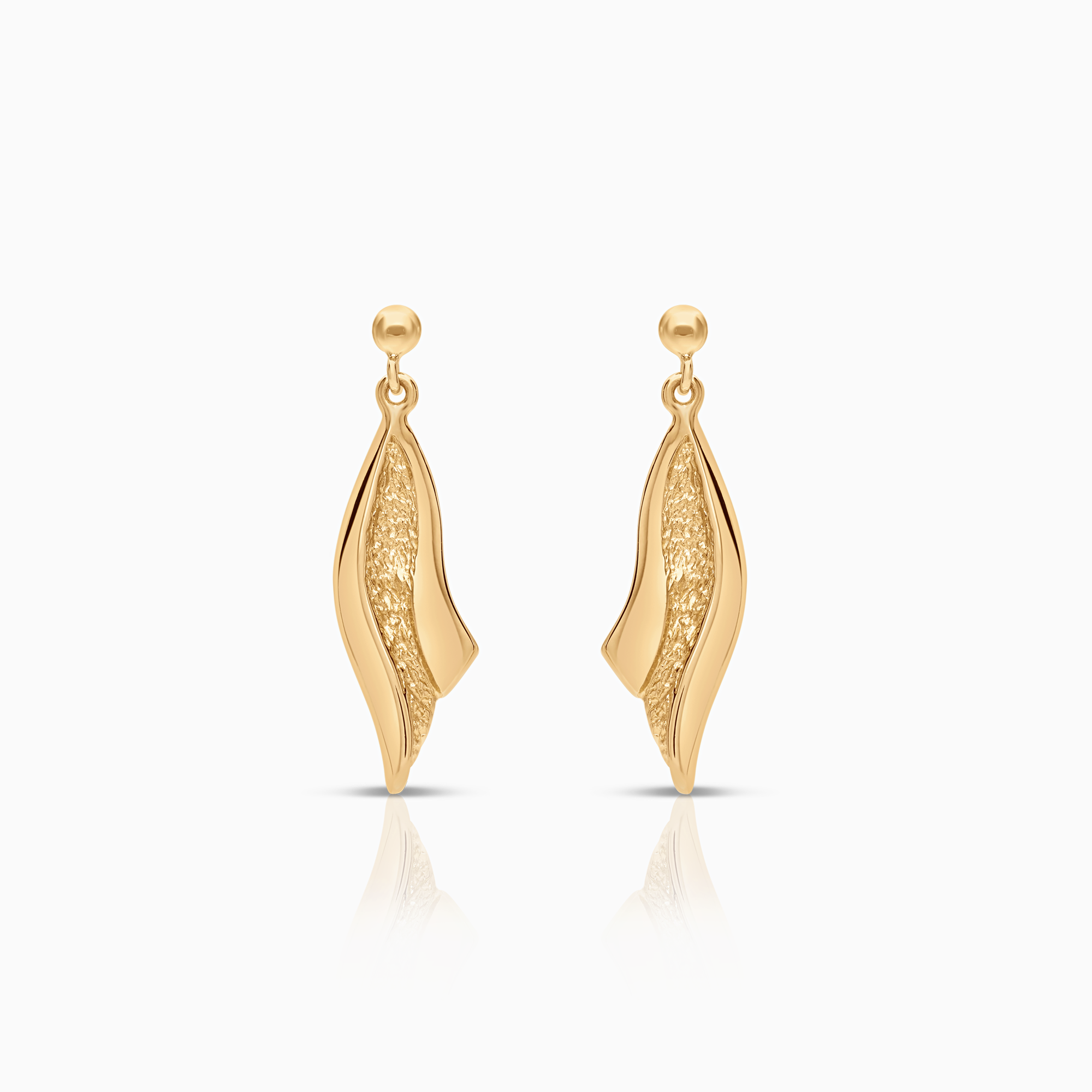 Gold earrings 3.40g 18K gold
