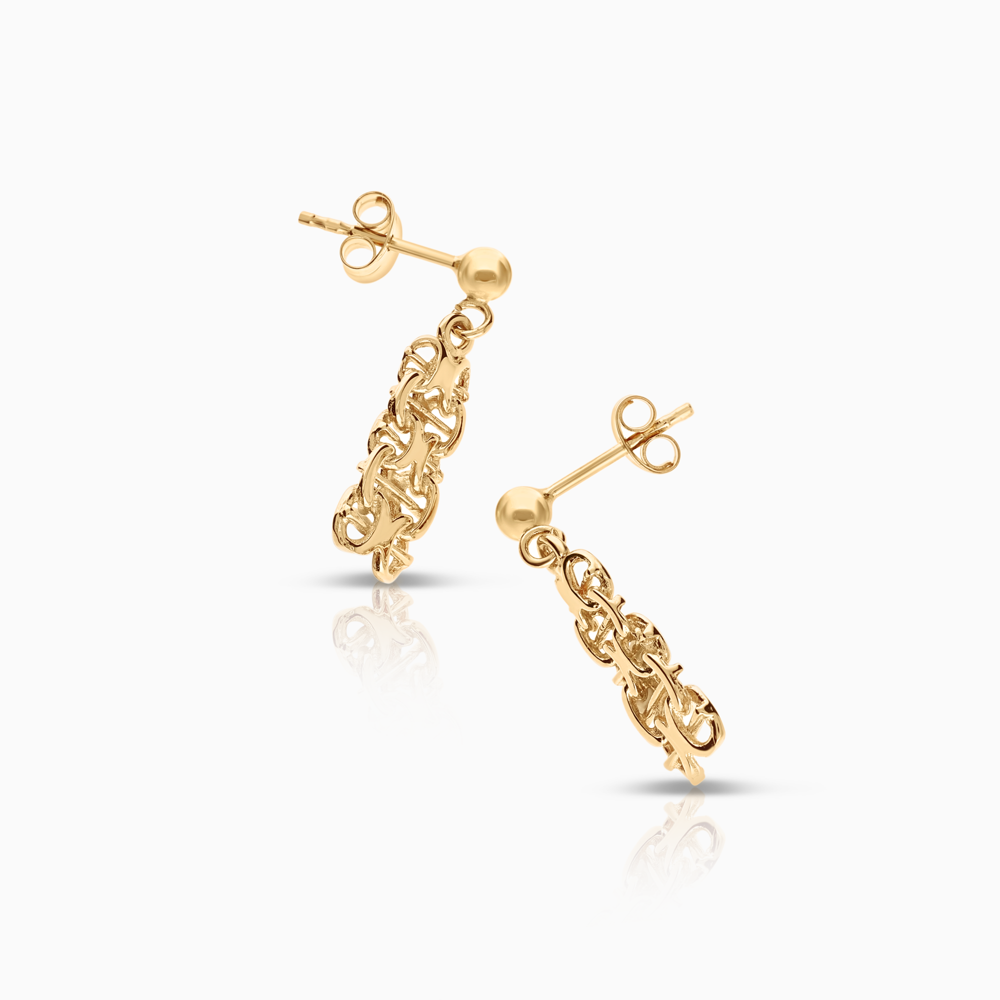 X-link earrings 2.03g 18K gold