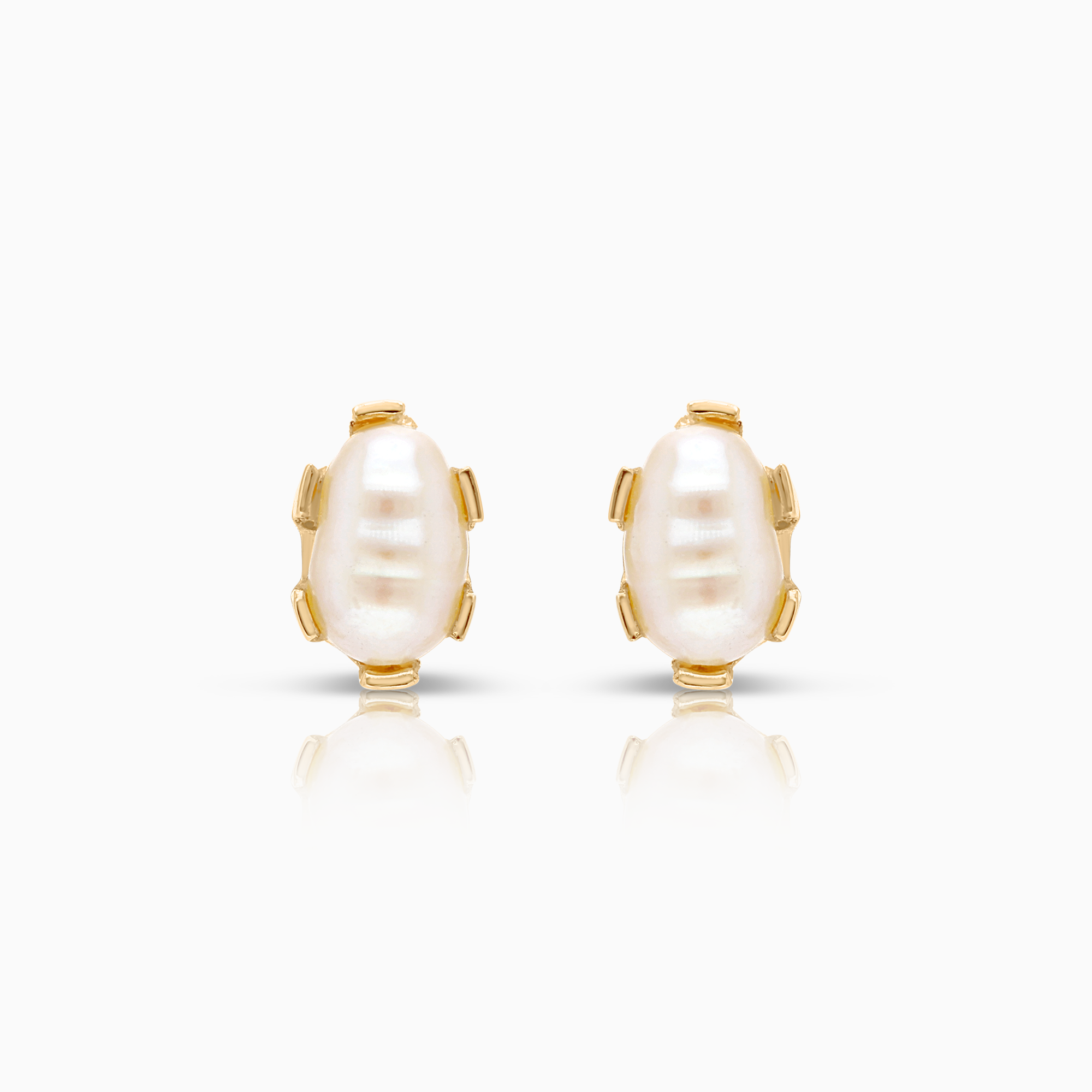 Pärlörhängen 1,53g 18K guld