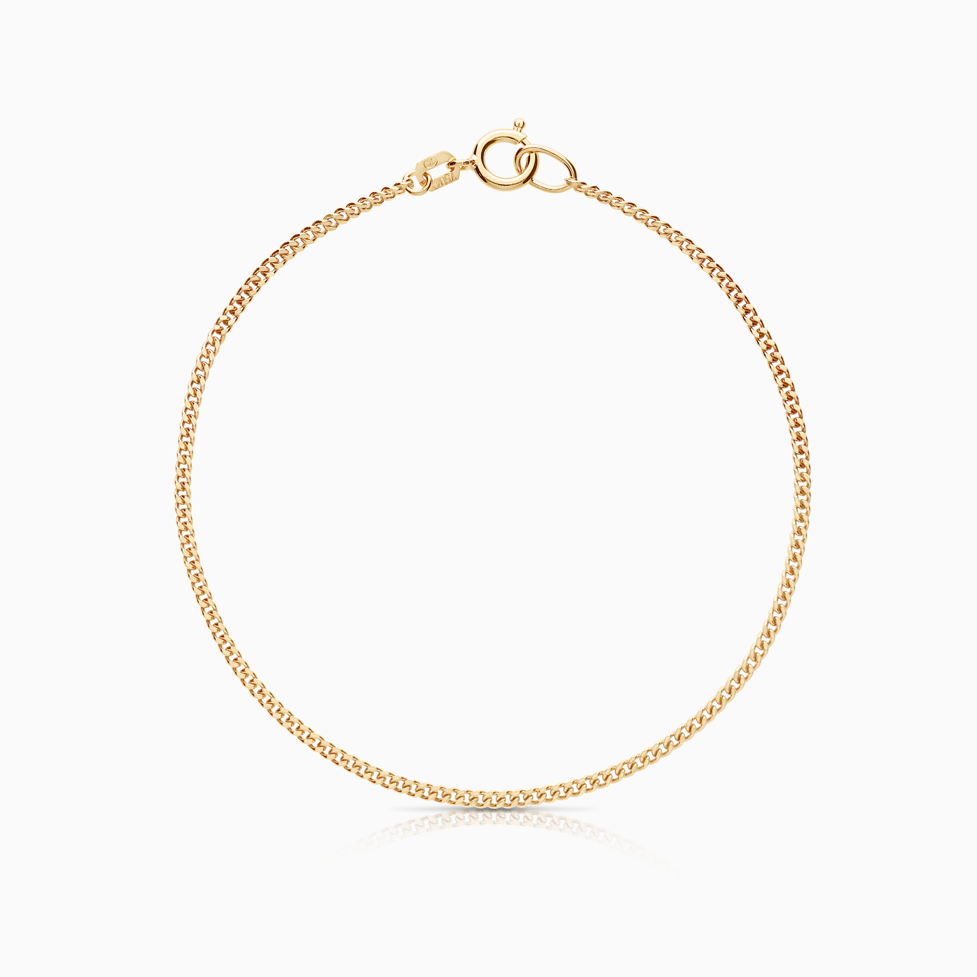 Curb bracelet 2.07g 18K gold