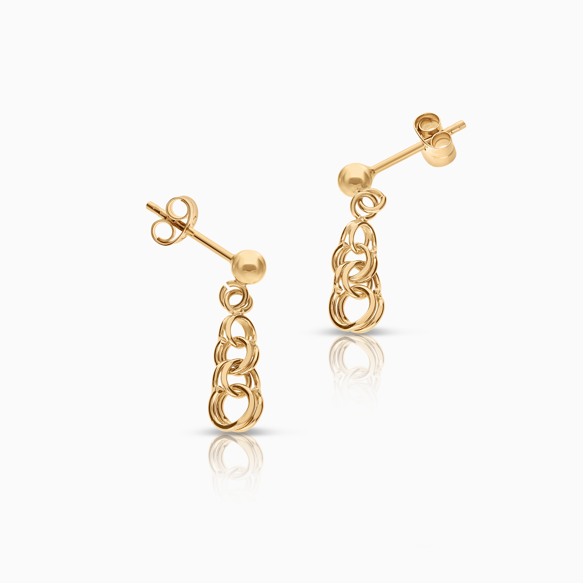 Bismarck earrings 1.20g 18K gold