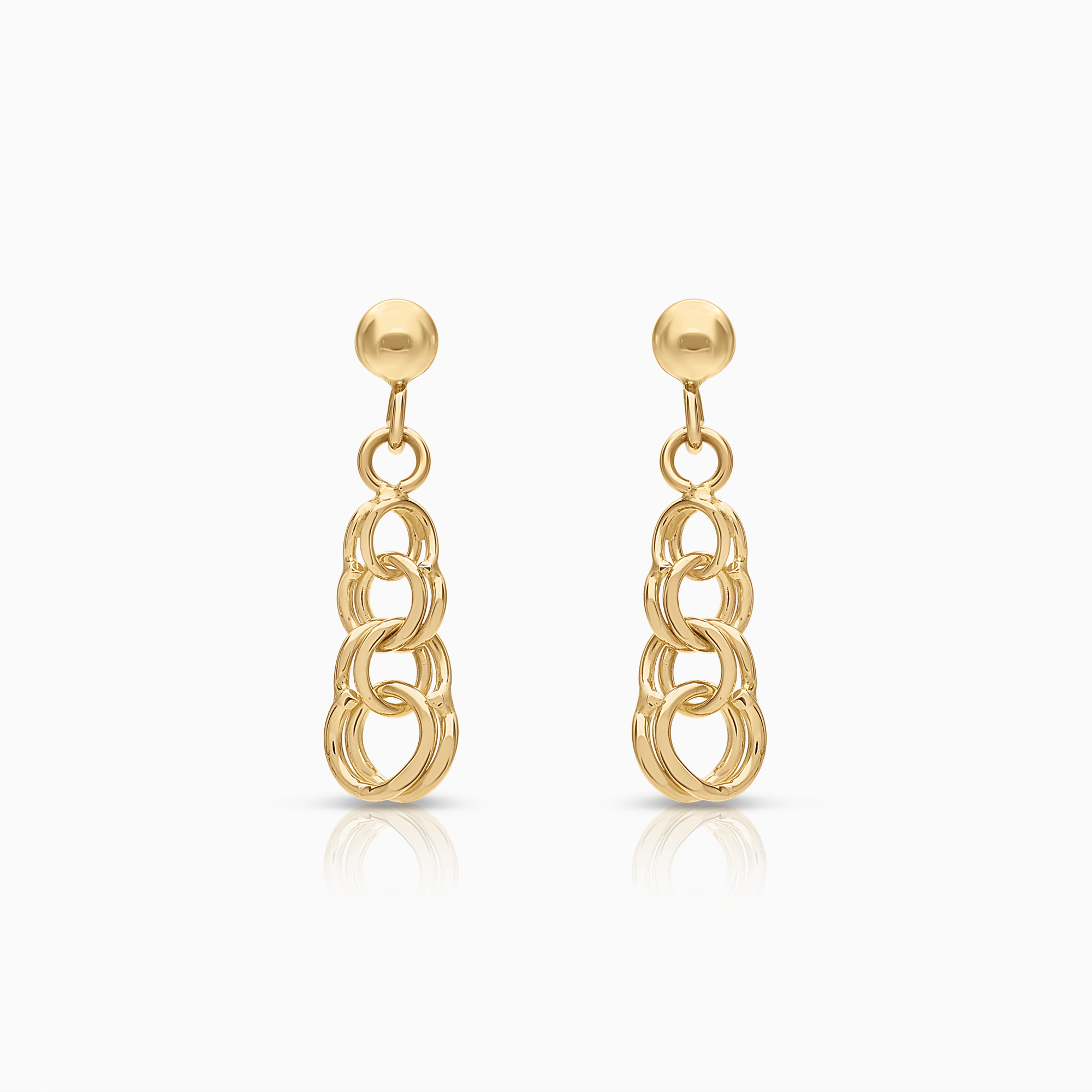 Bismarck earrings 1.20g 18K gold