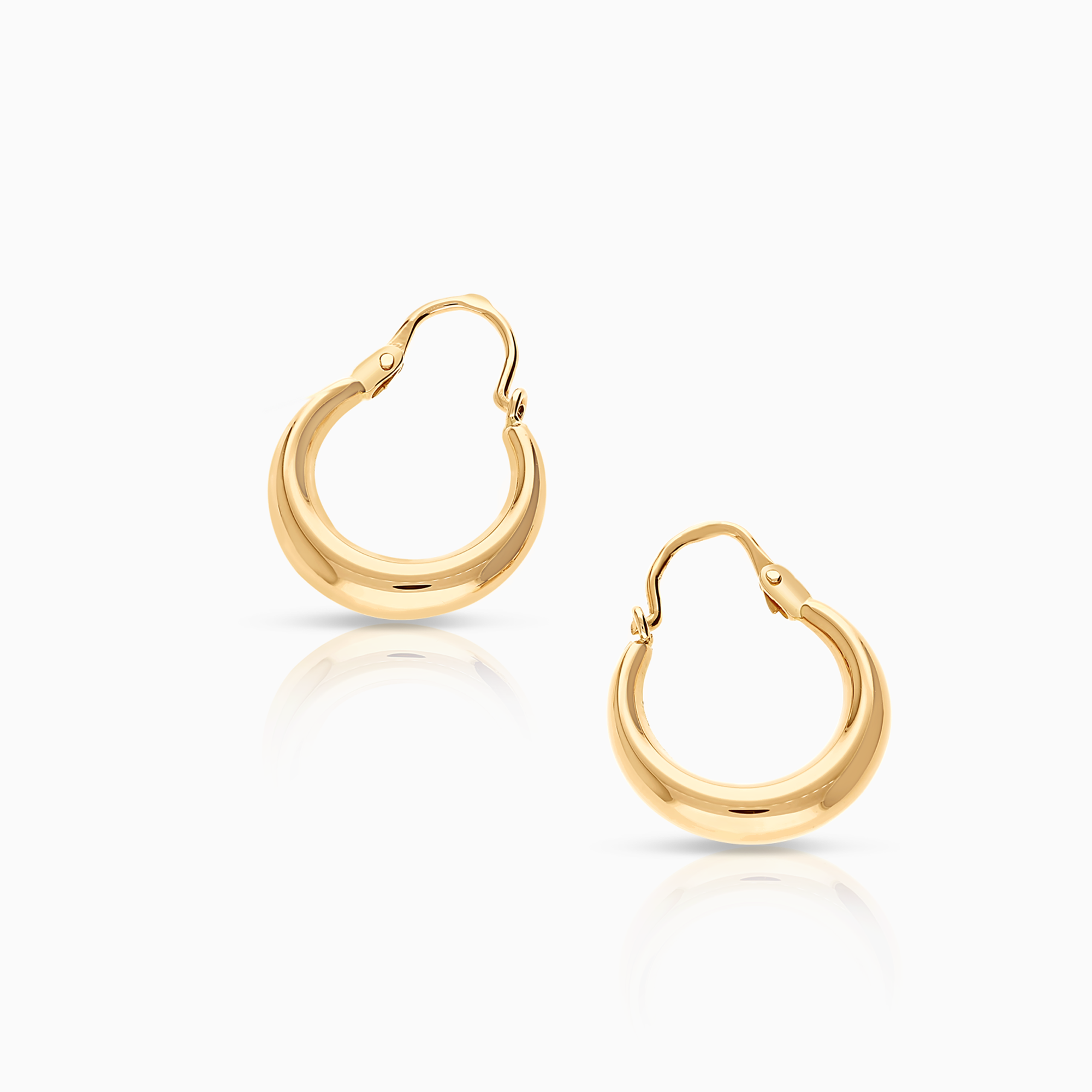 Hoop earrings 1.52g 18K gold