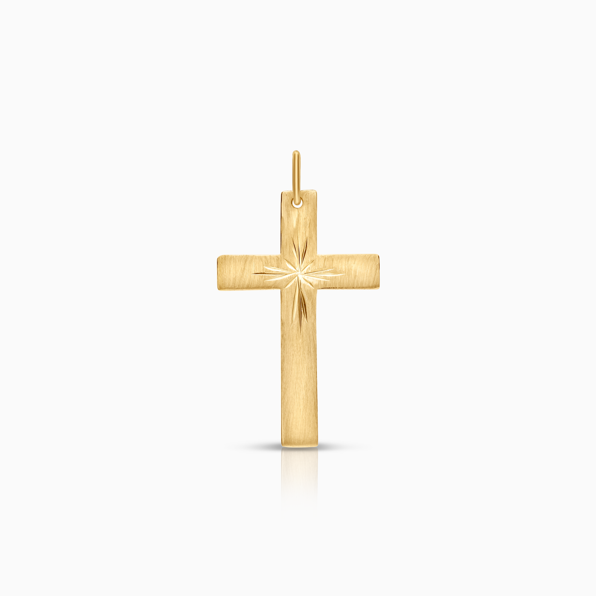 Pendant cross 0.60g 18K gold