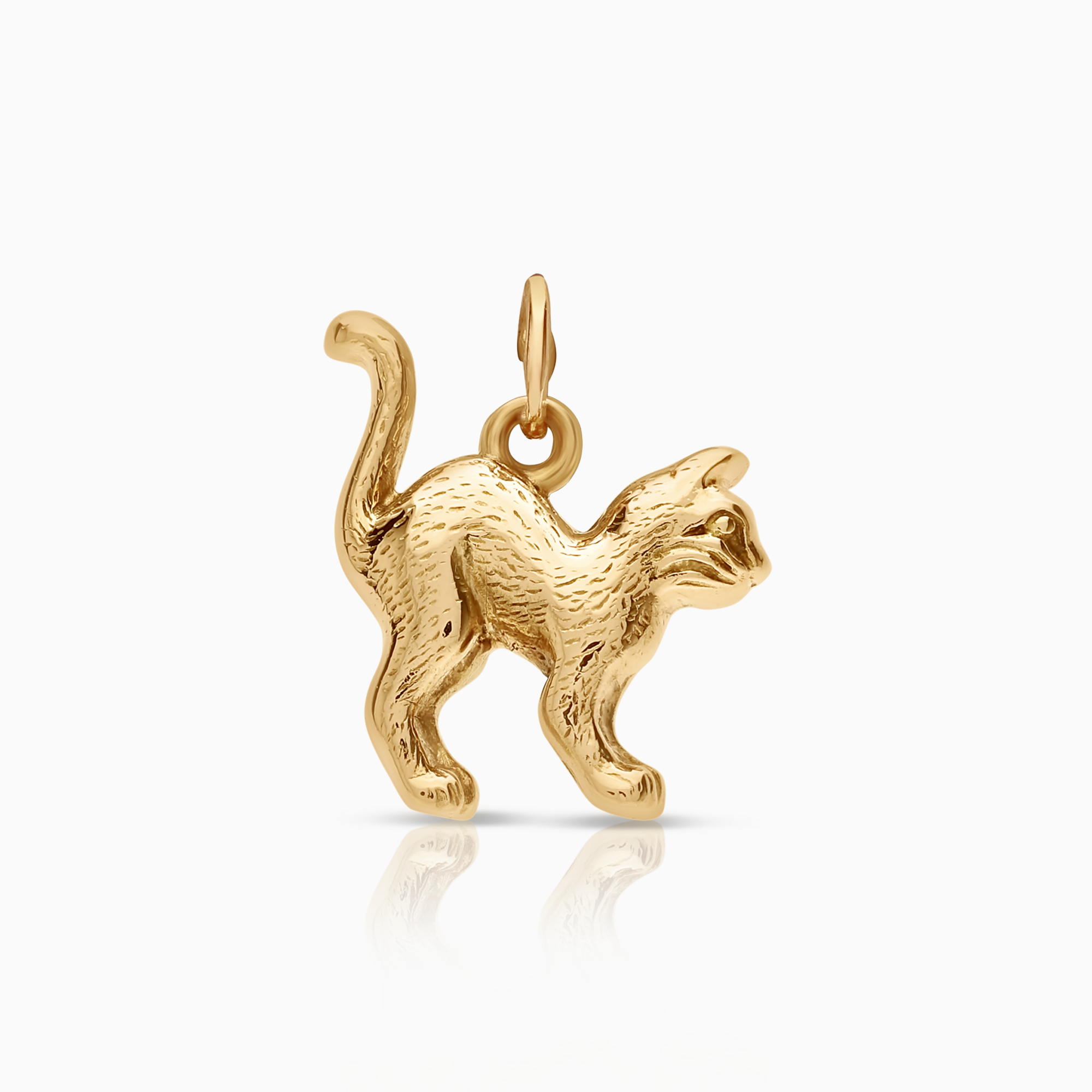 Hängsmycke katt 1,39g 18K guld