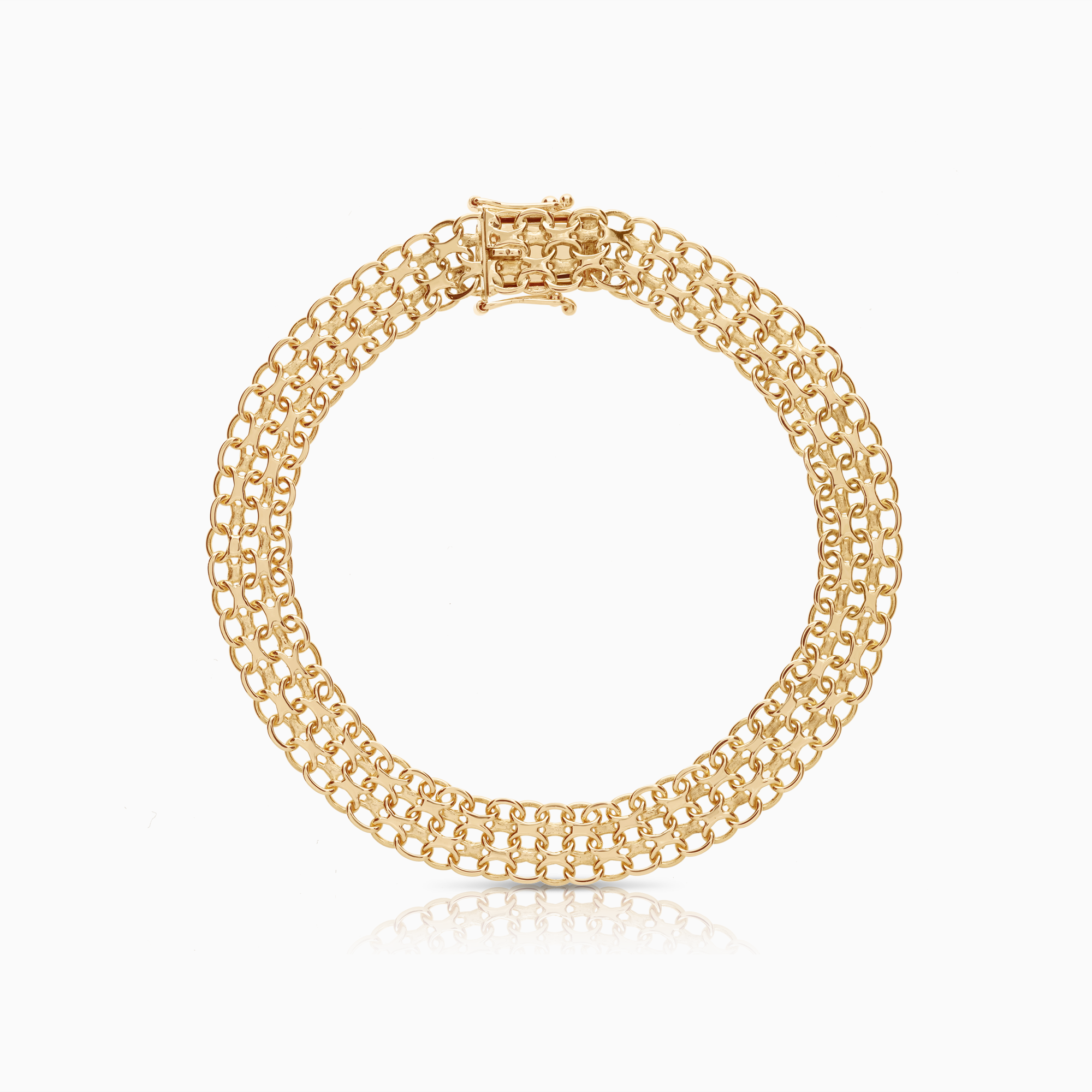 X-länk armband 9,87g 18K guld