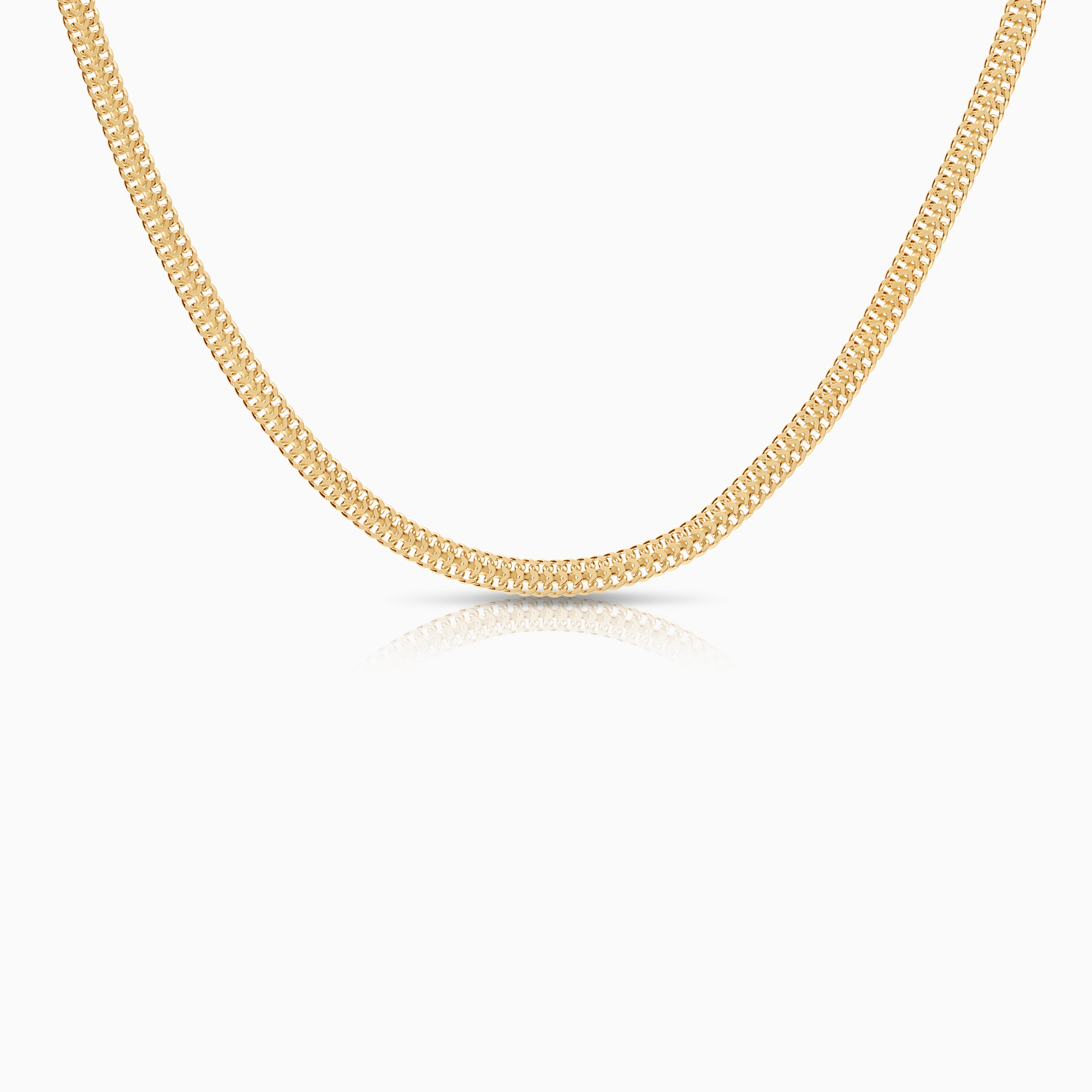 Fishbone Necklace 14.73g 18K Gold