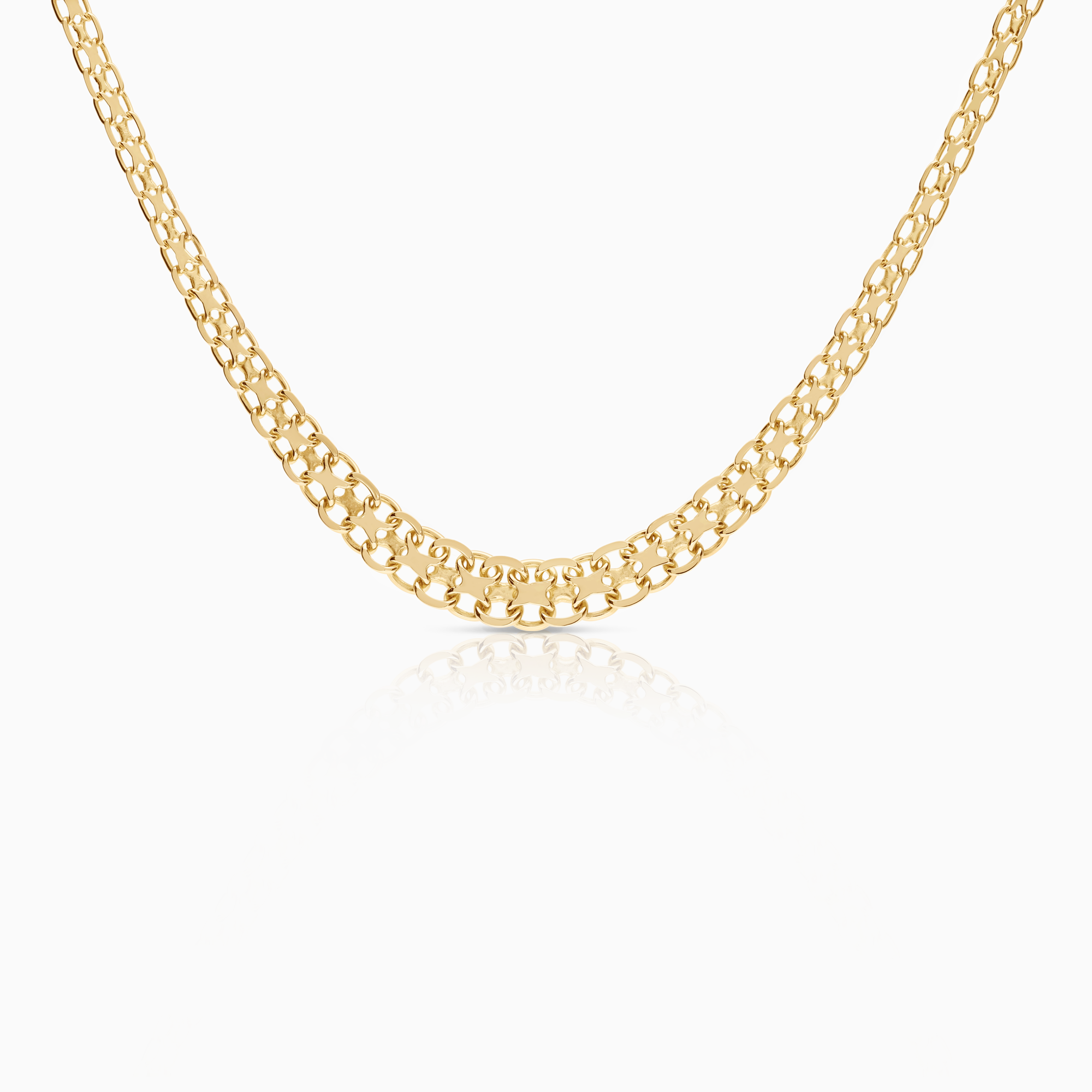 X-länk halsband 14,60g 18K guld