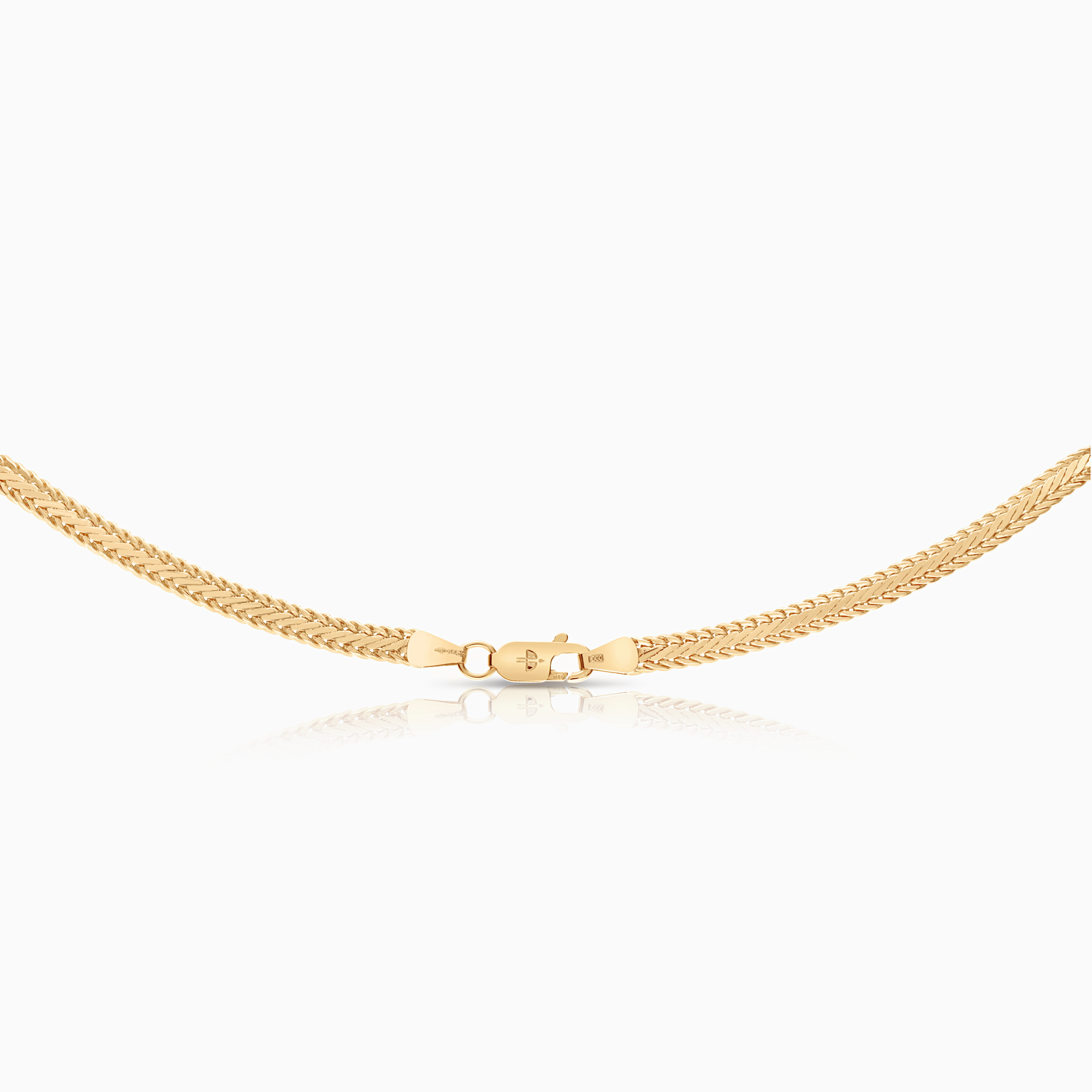 Fox tail necklace 16.86g 18K gold
