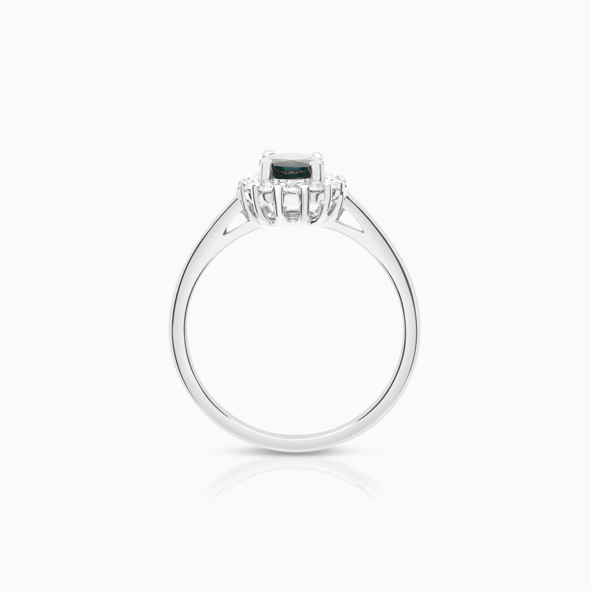 Carmoséring 0,28ct 18K vitguld