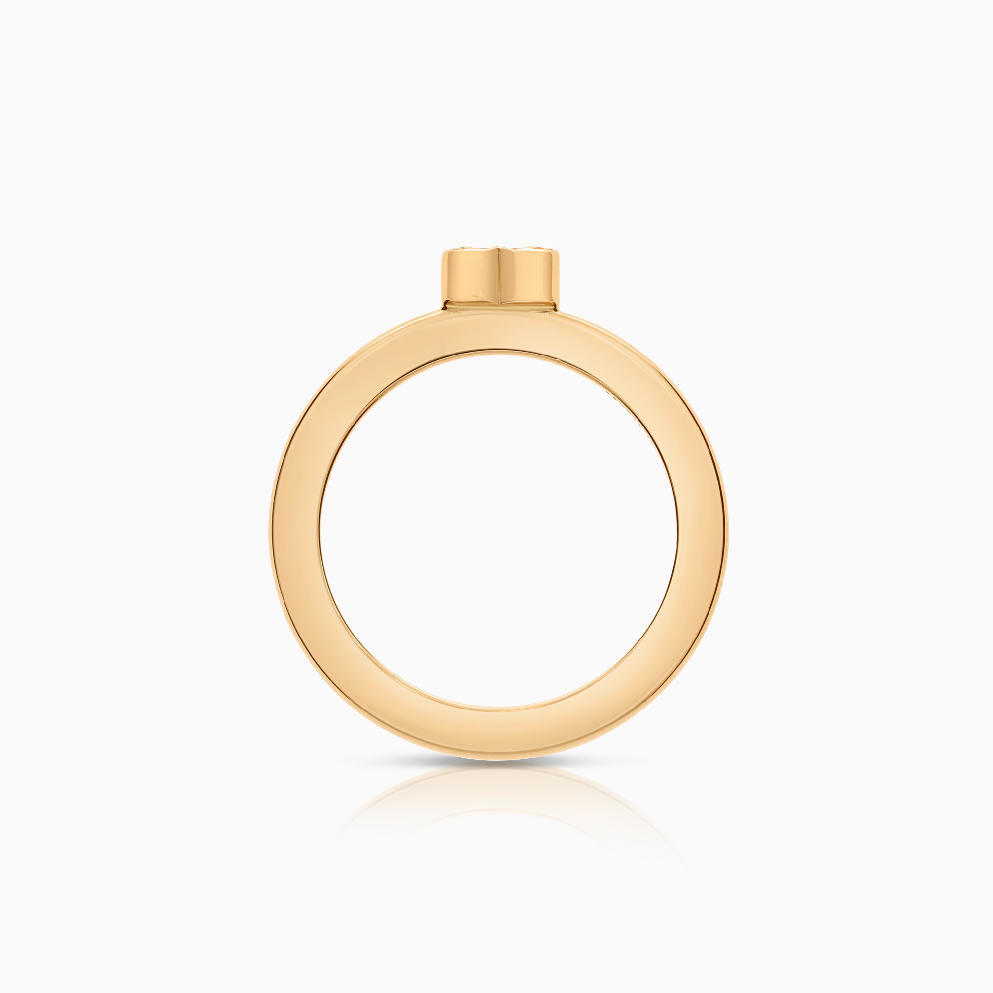 Diamantring 0,08ct 18K guld