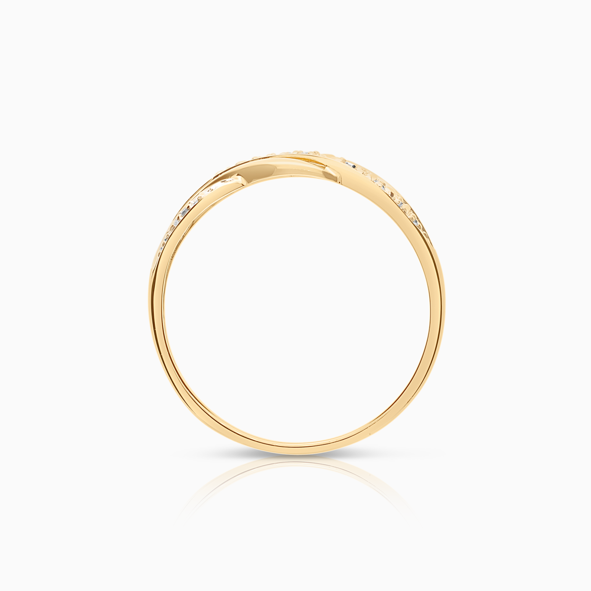 Diamantring 0,02ct 18K guld