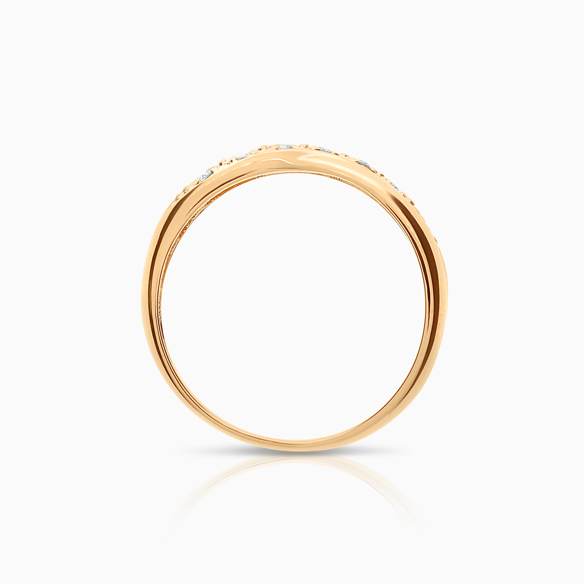 Diamantring 0,07ct 18K guld