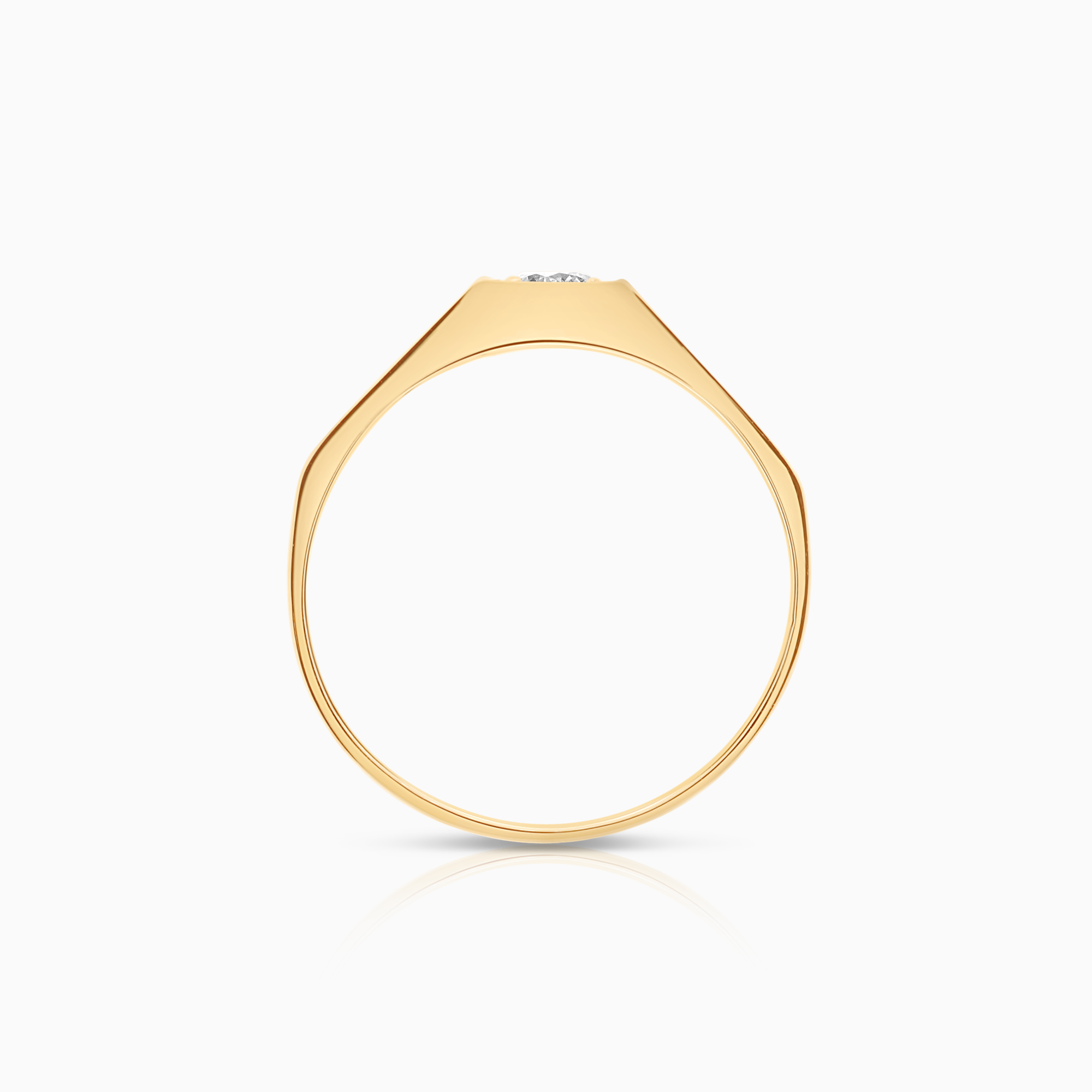 Solitärring 1,60g 18K guld