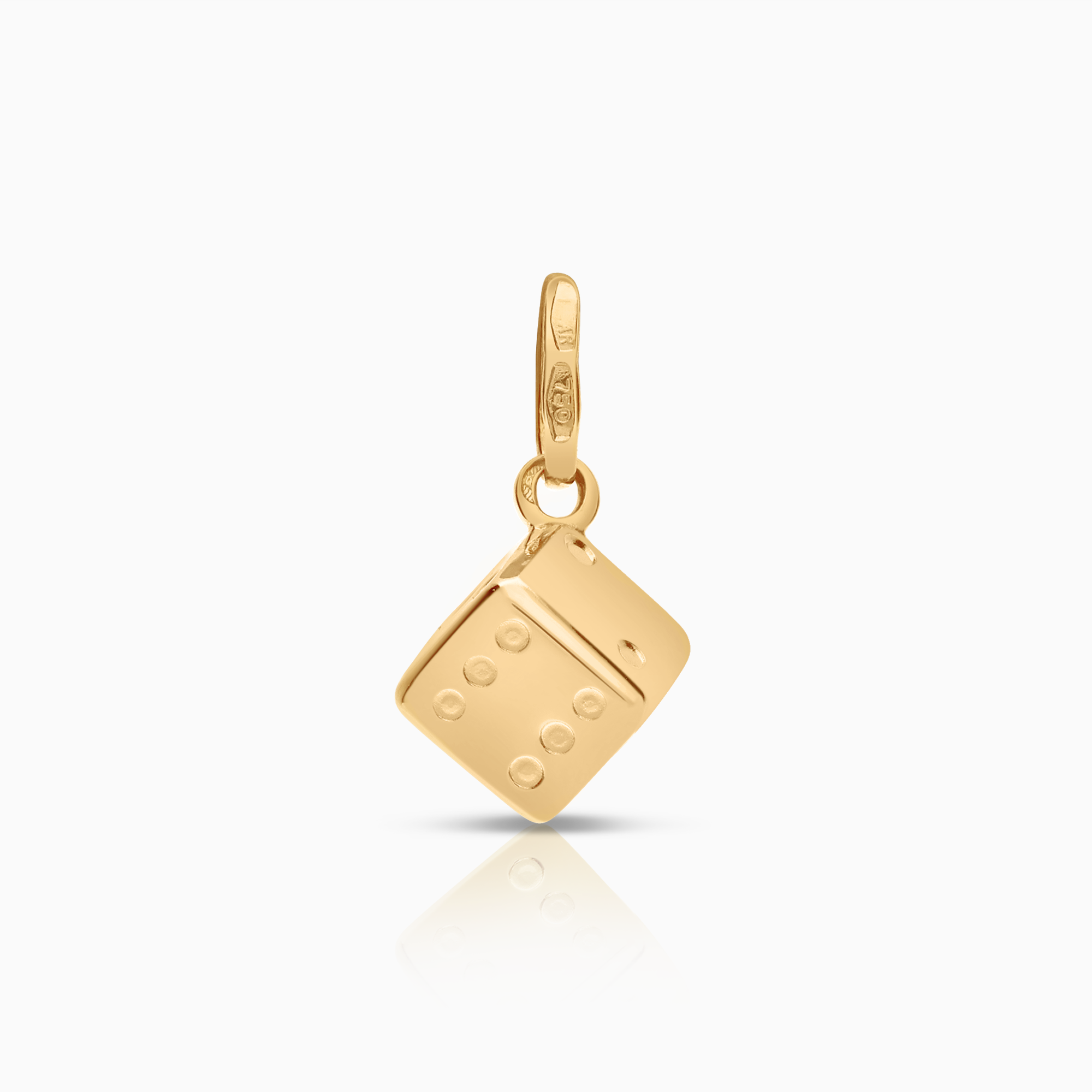 Hängsmycke tärning 1,03g 18K guld
