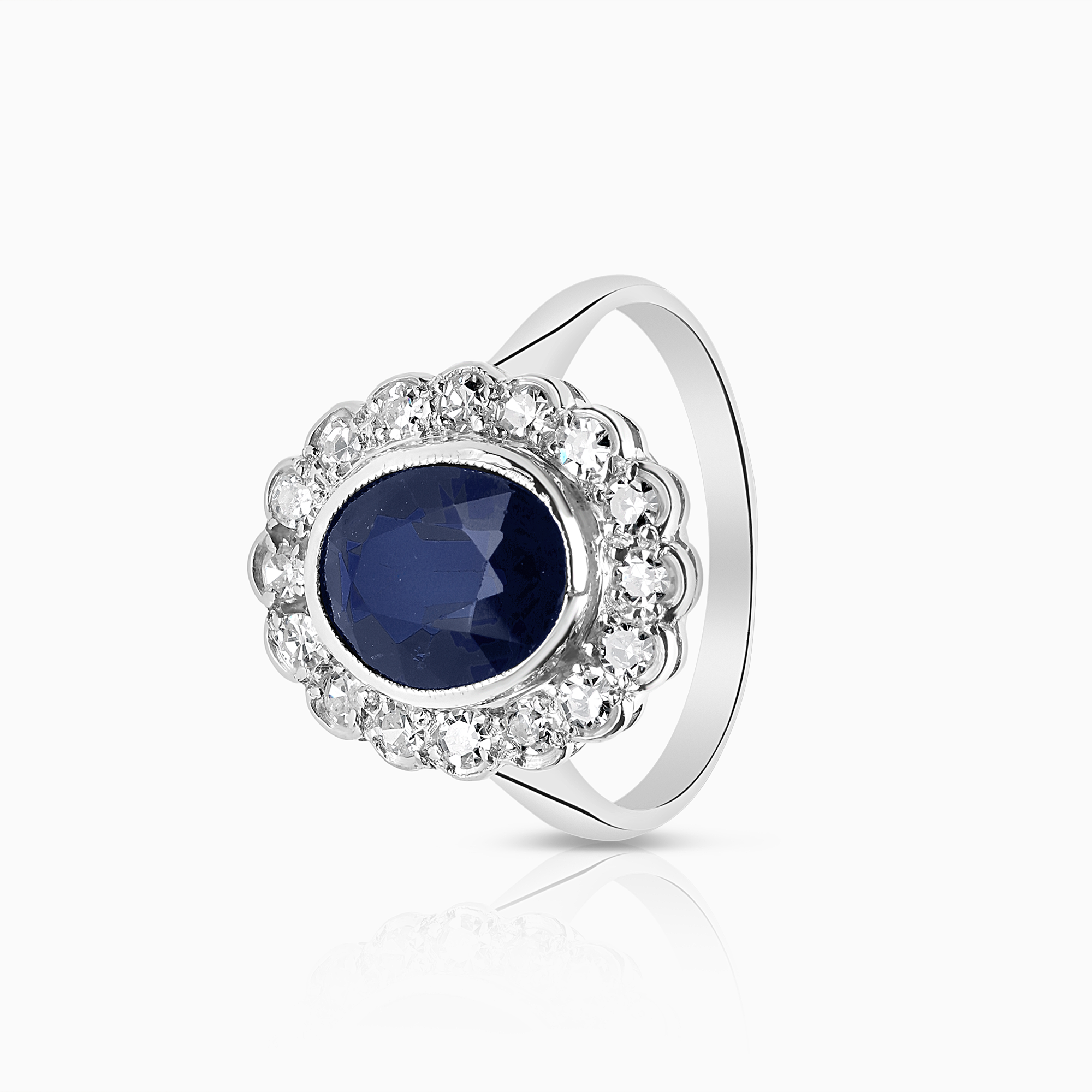 Carmosé ring 0,40ct 18K vitguld