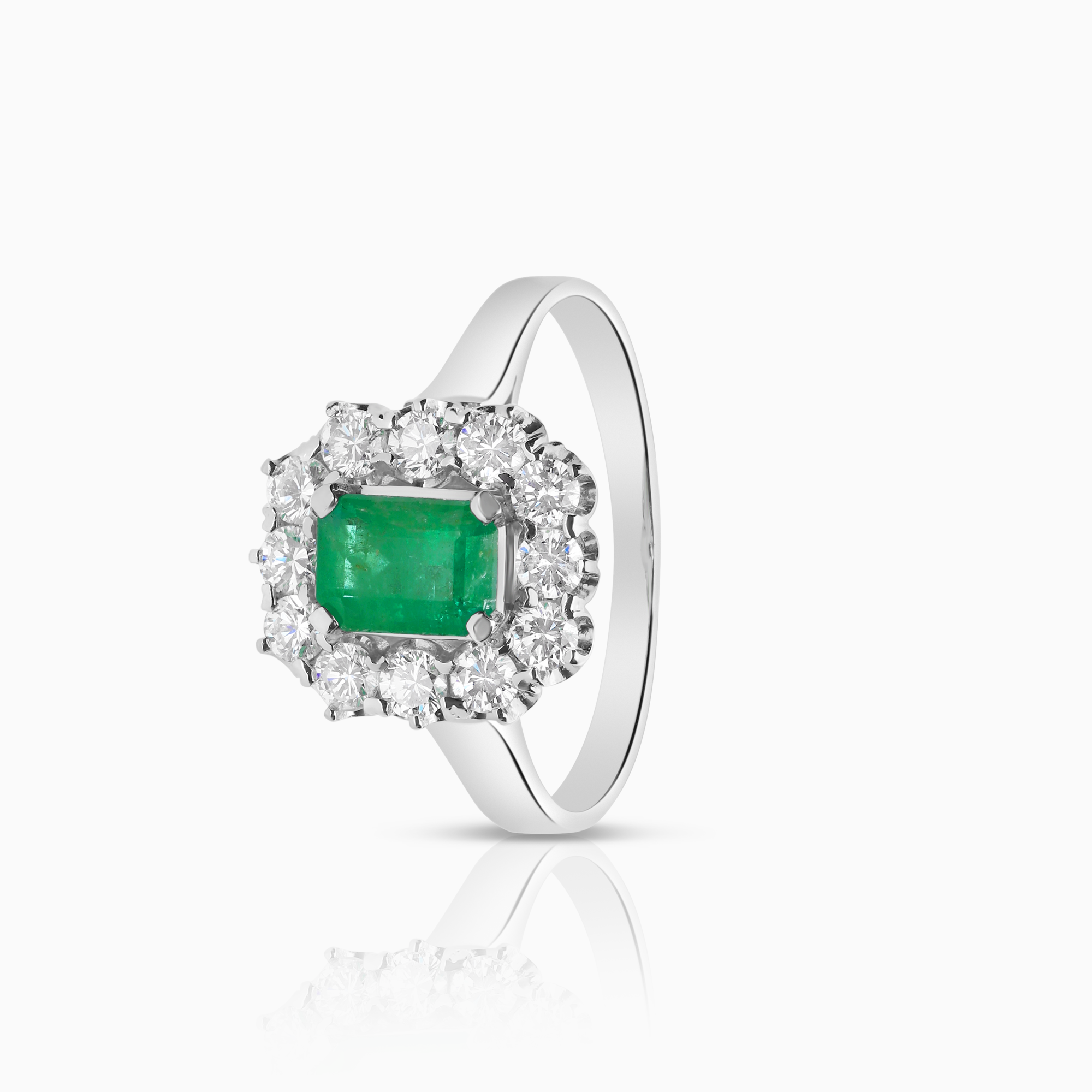 Carmosé ring 0,60ct 18K vitguld