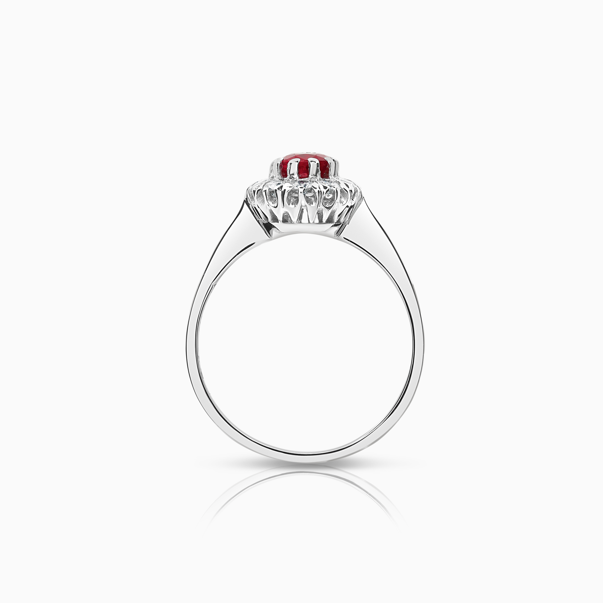 Carmosé ring 0,33ct 18K vitguld