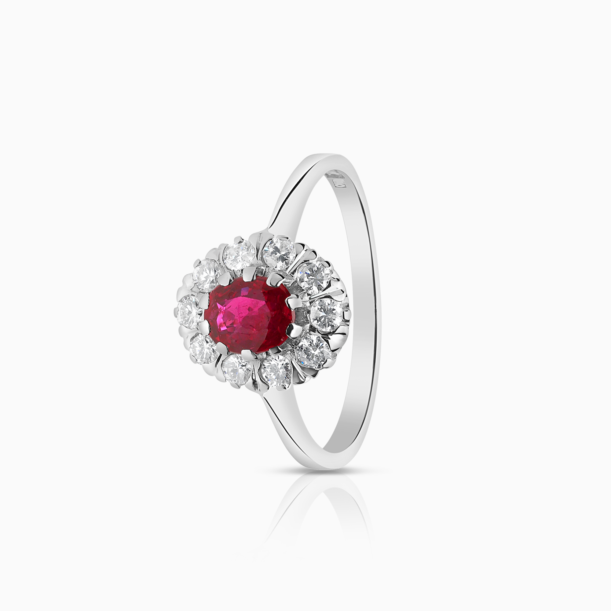 Carmosé ring 0,33ct 18K vitguld