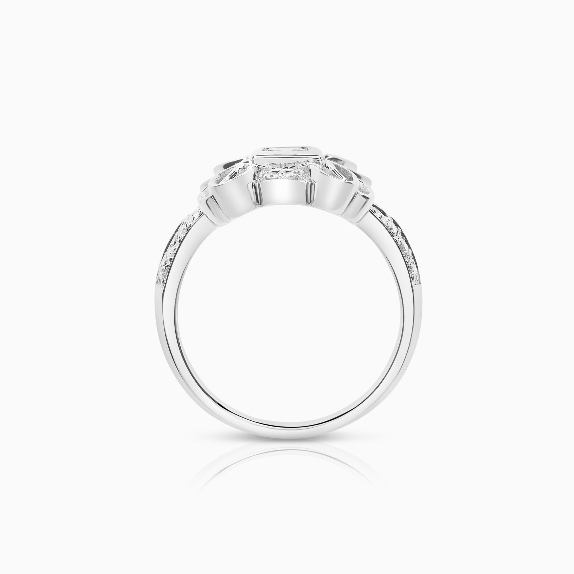 Diamantring 0,20ct 14K vitguld