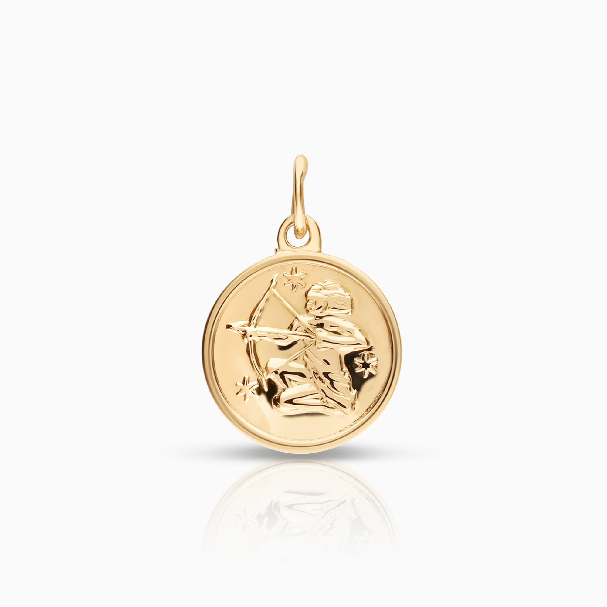 Hänge skytten 0,79g 18K guld
