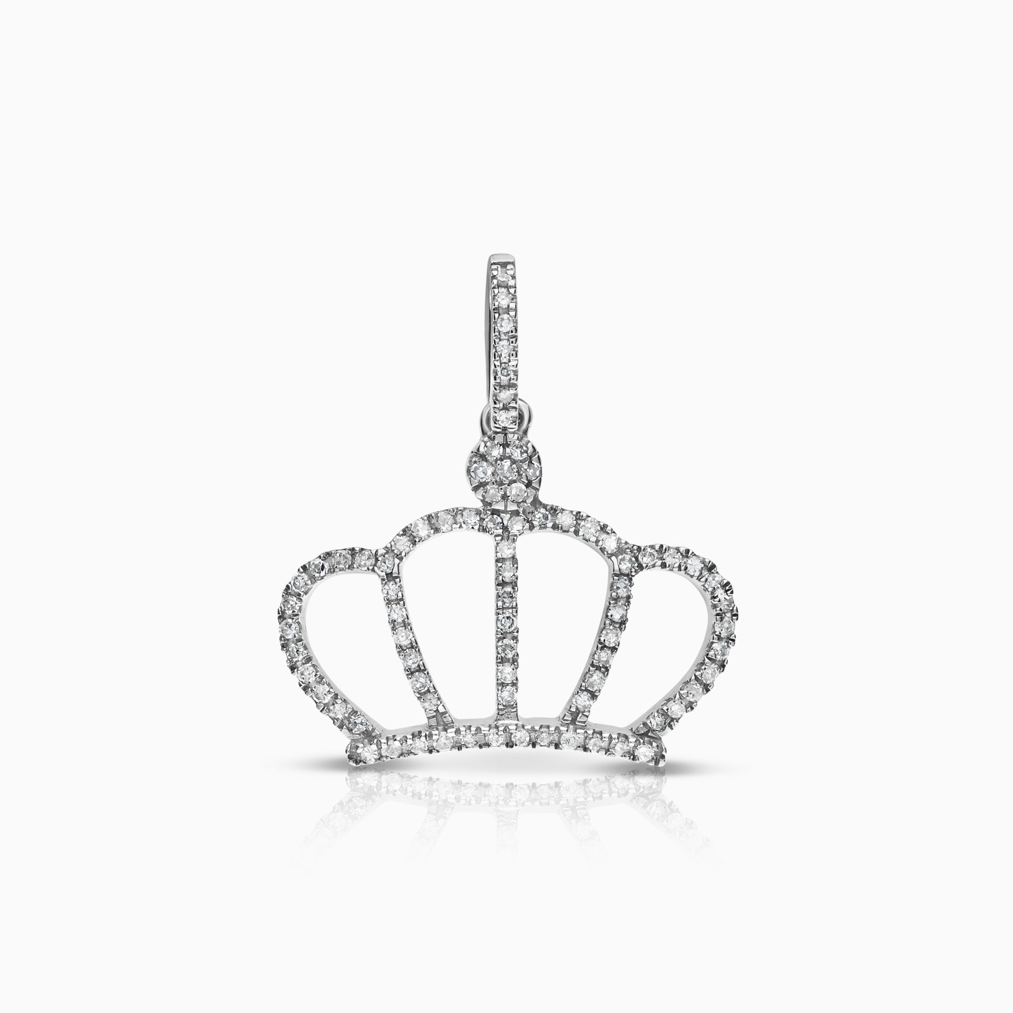 Diamanthänge krona 0,26ct 18K vitguld