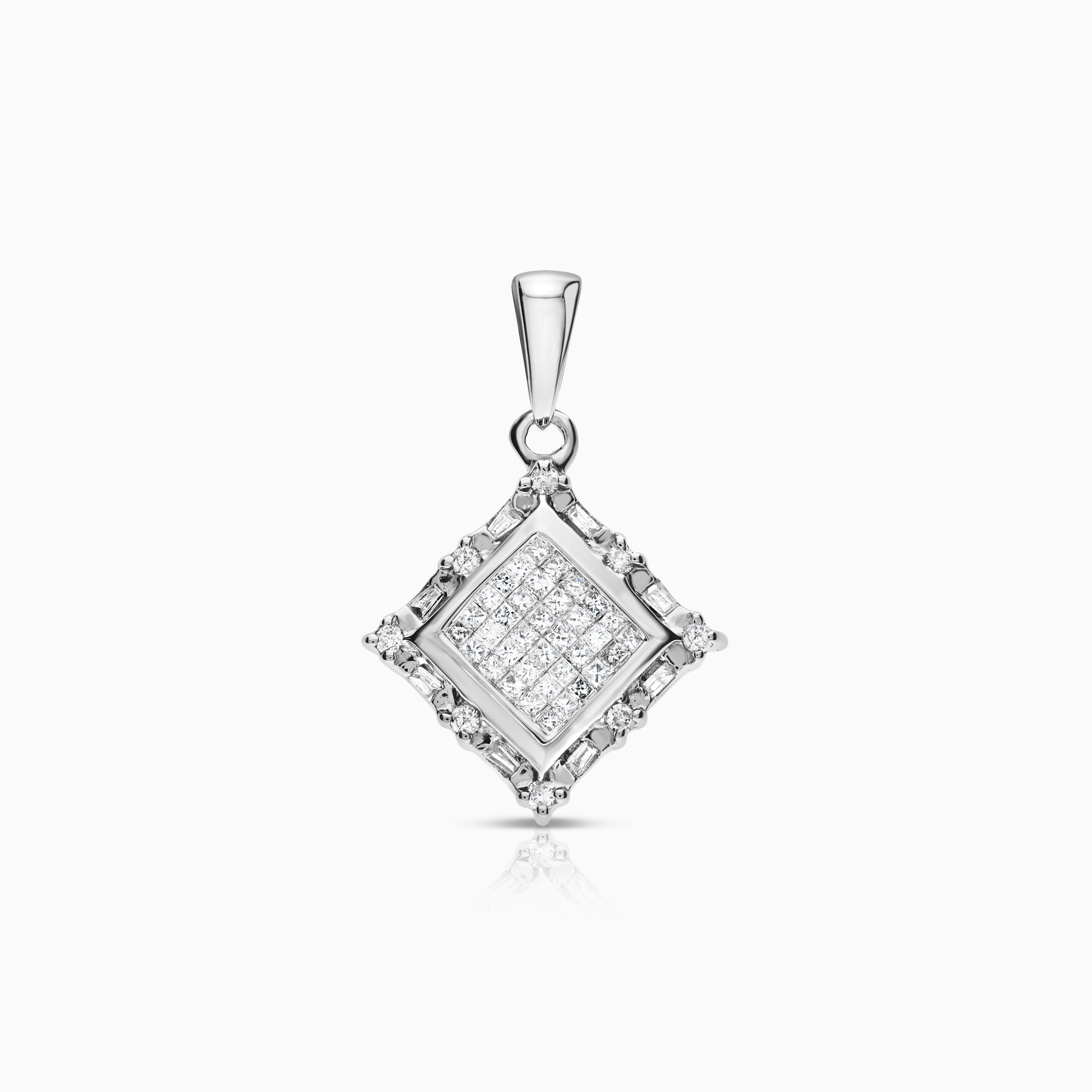 Diamanthänge 0,52ct 18K vitguld