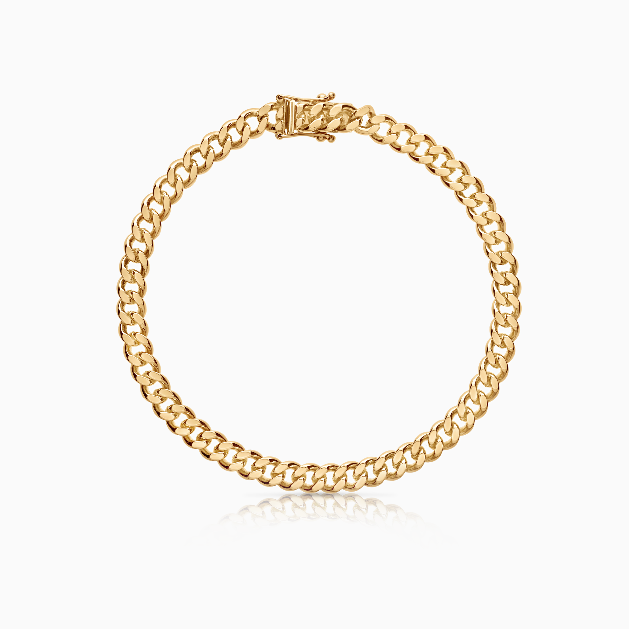 Curb bracelet 21.03g 18K gold