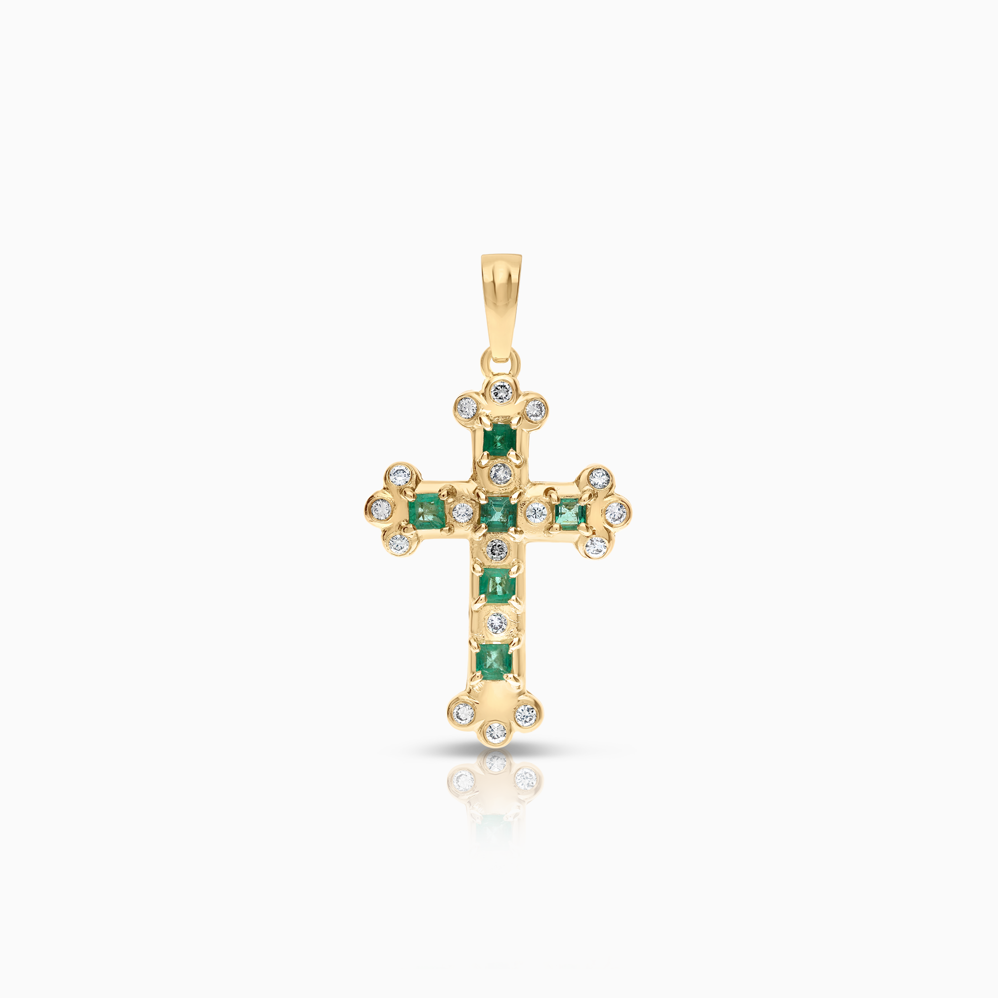 Korshänge 0,48ct 18K guld