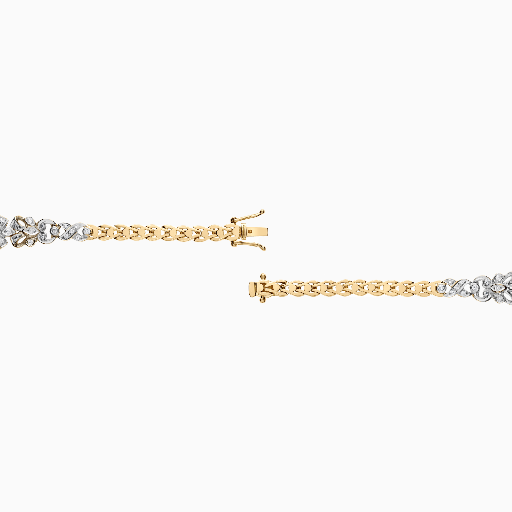 Diamantarmband 0,57ct 18K guld