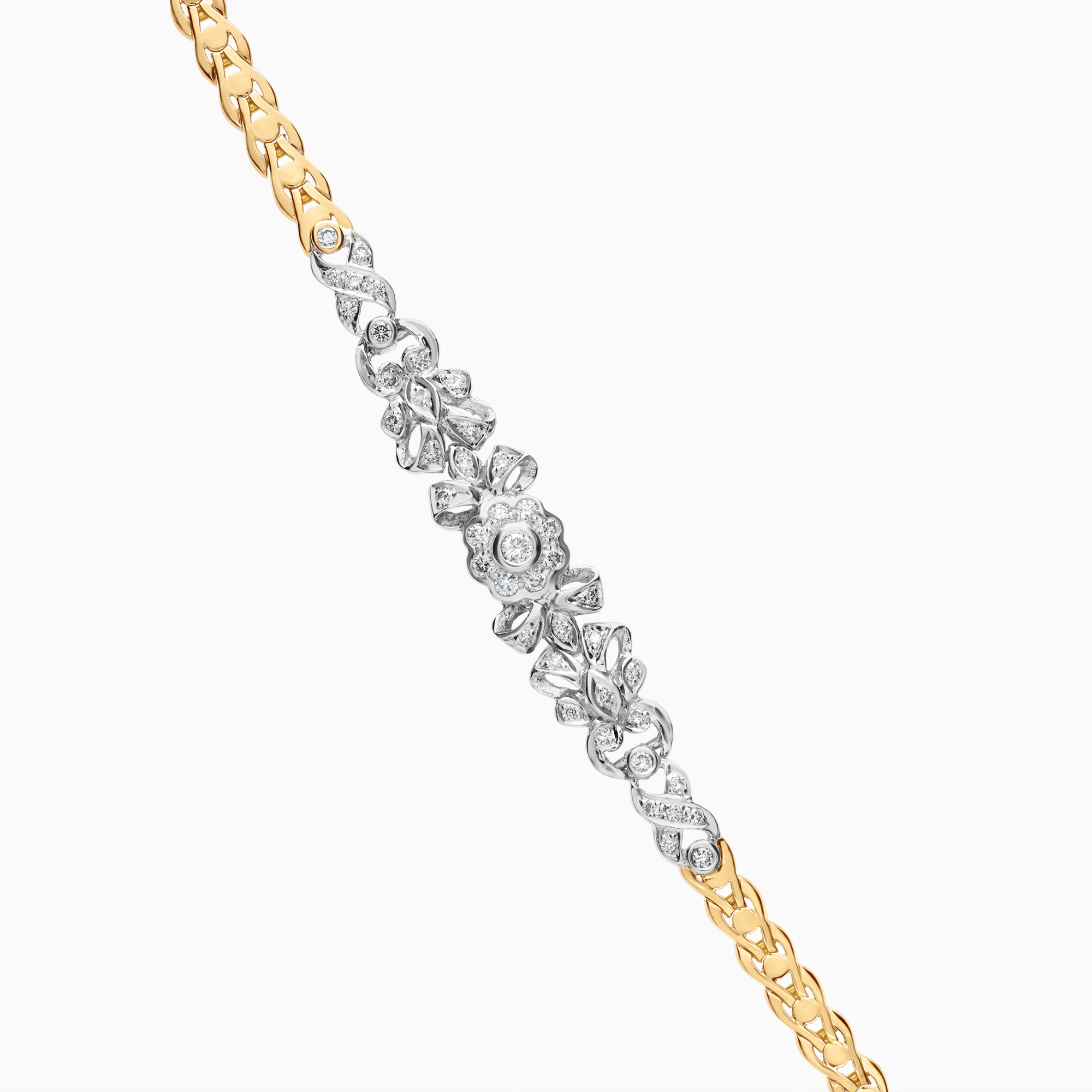 Diamantarmband 0,57ct 18K guld