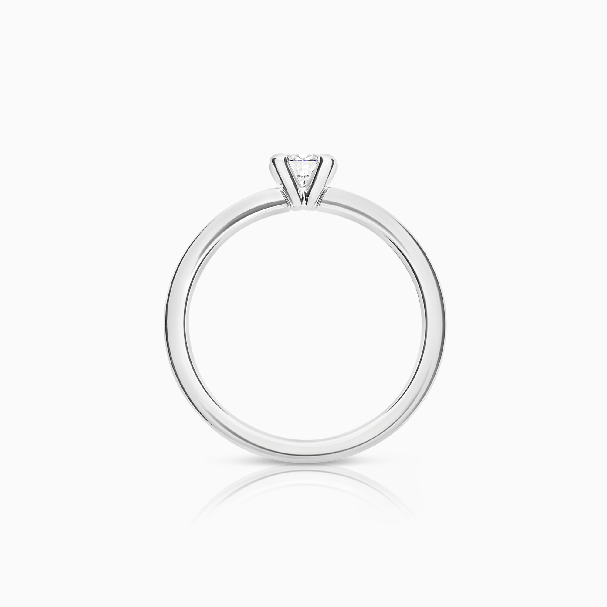 Solitär ring 0,32ct 18K vitguld