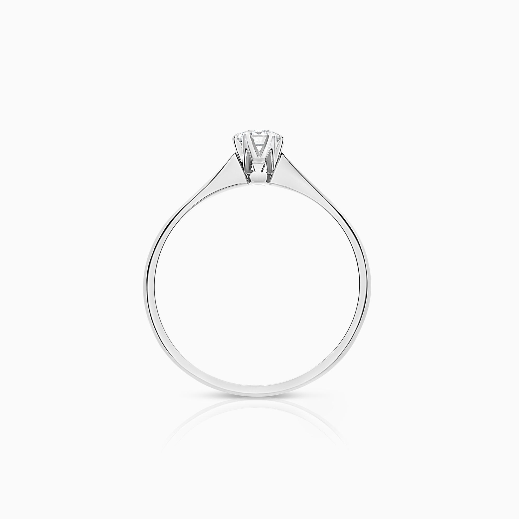 Solitärring 0,20ct 950 Platina