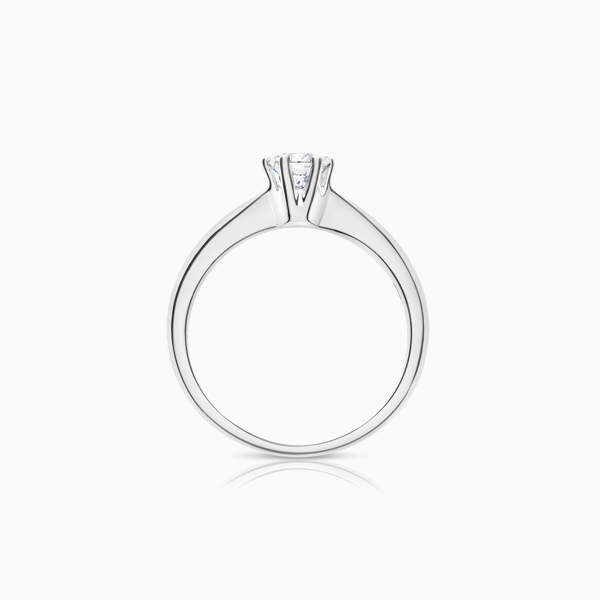 Solitärring 0,32ct 18K vitguld