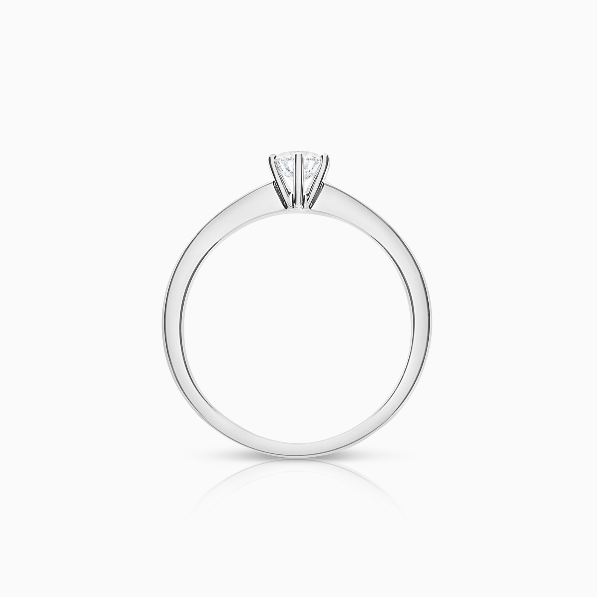 Solitärring 0,24ct 18K vitguld