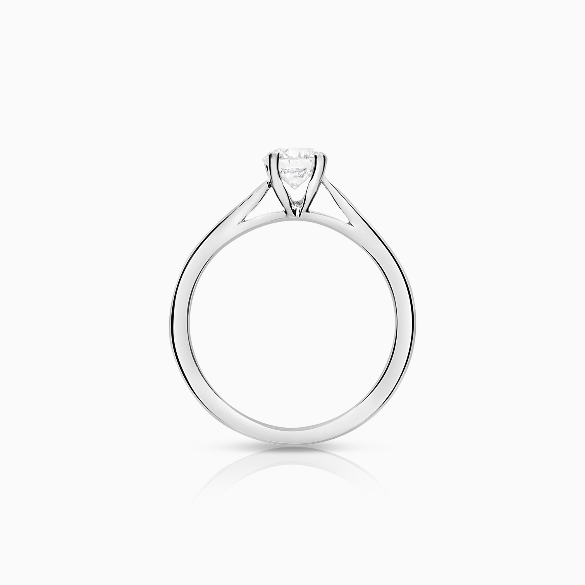 Solitärring 0,54ct 18K vitguld