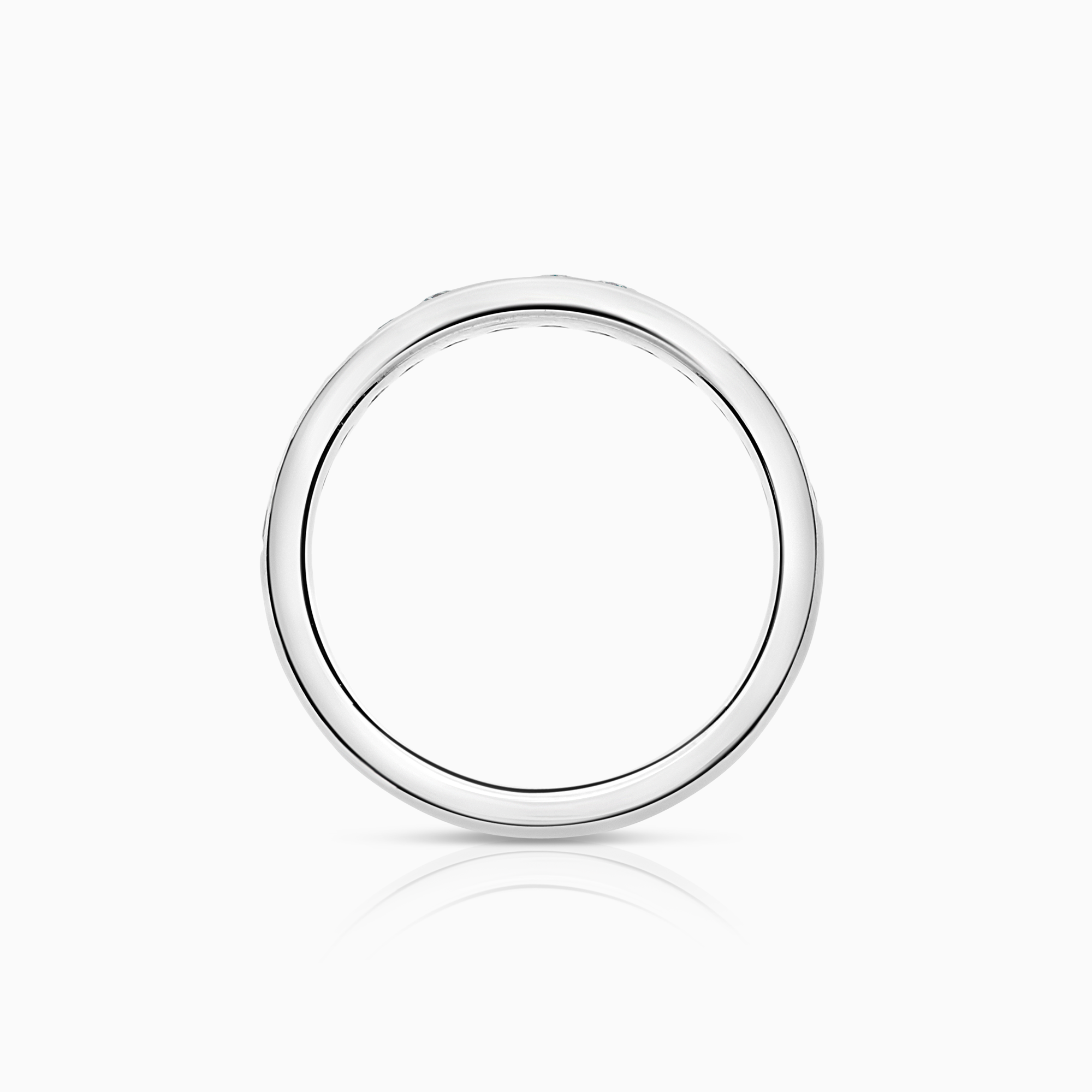Diamantring allians 0,42ct 18K vitguld