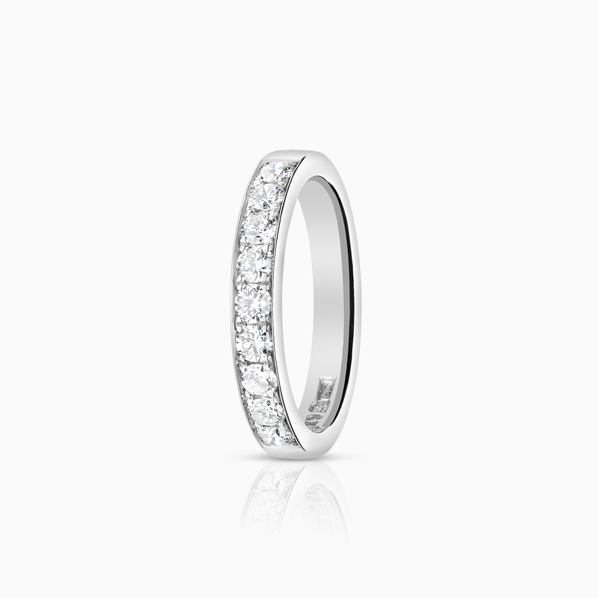 Alliansring 0,53ct 18K vitguld