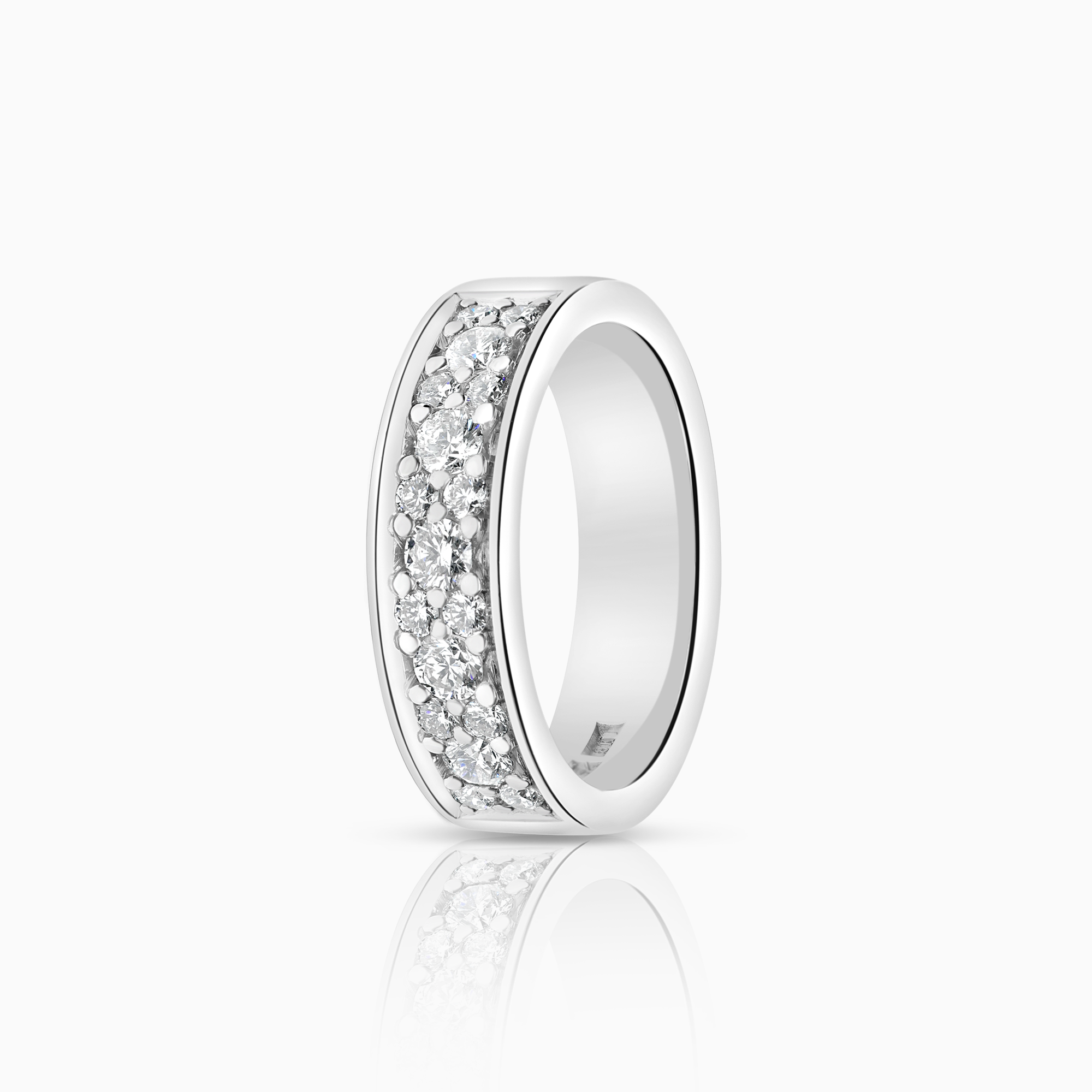 Diamantring 0,81ct 18K vitguld