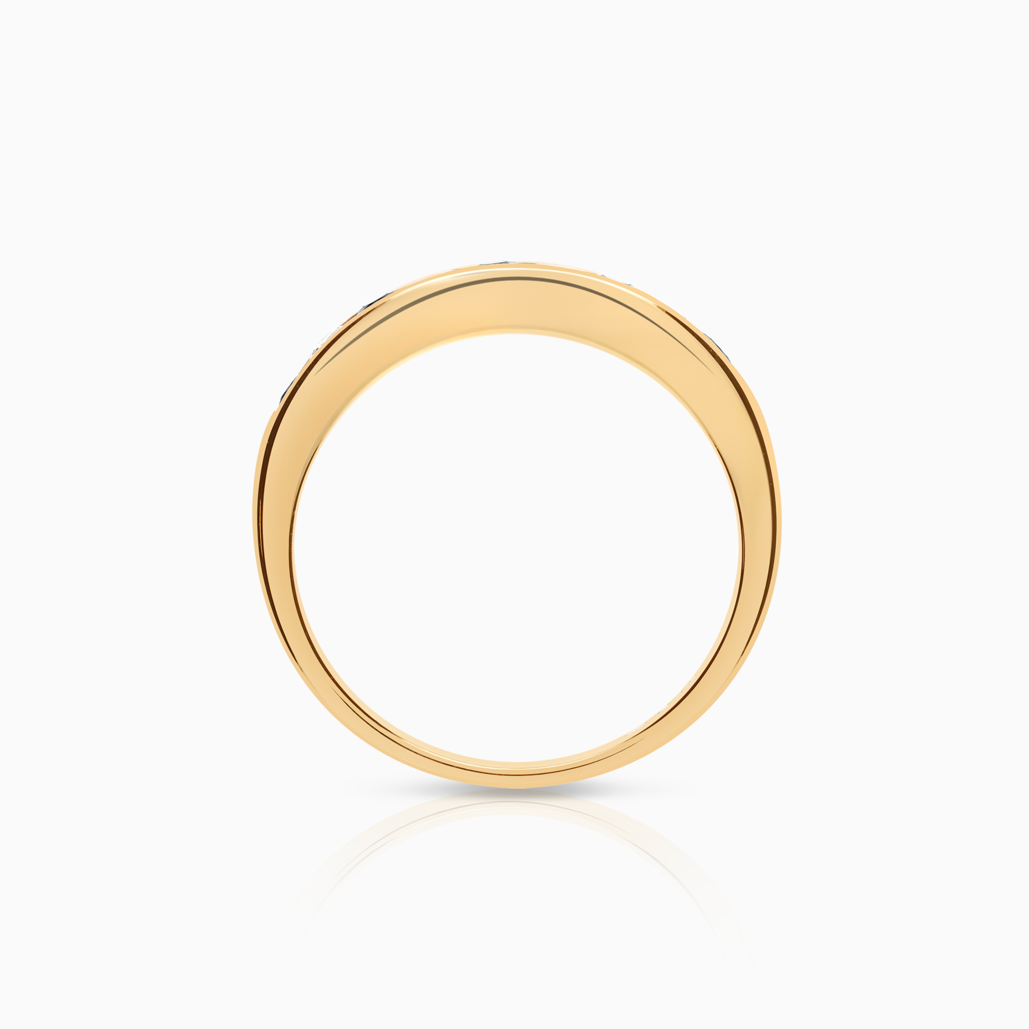 Eternity Ring sapphires 0.12ct 18K yellow gold