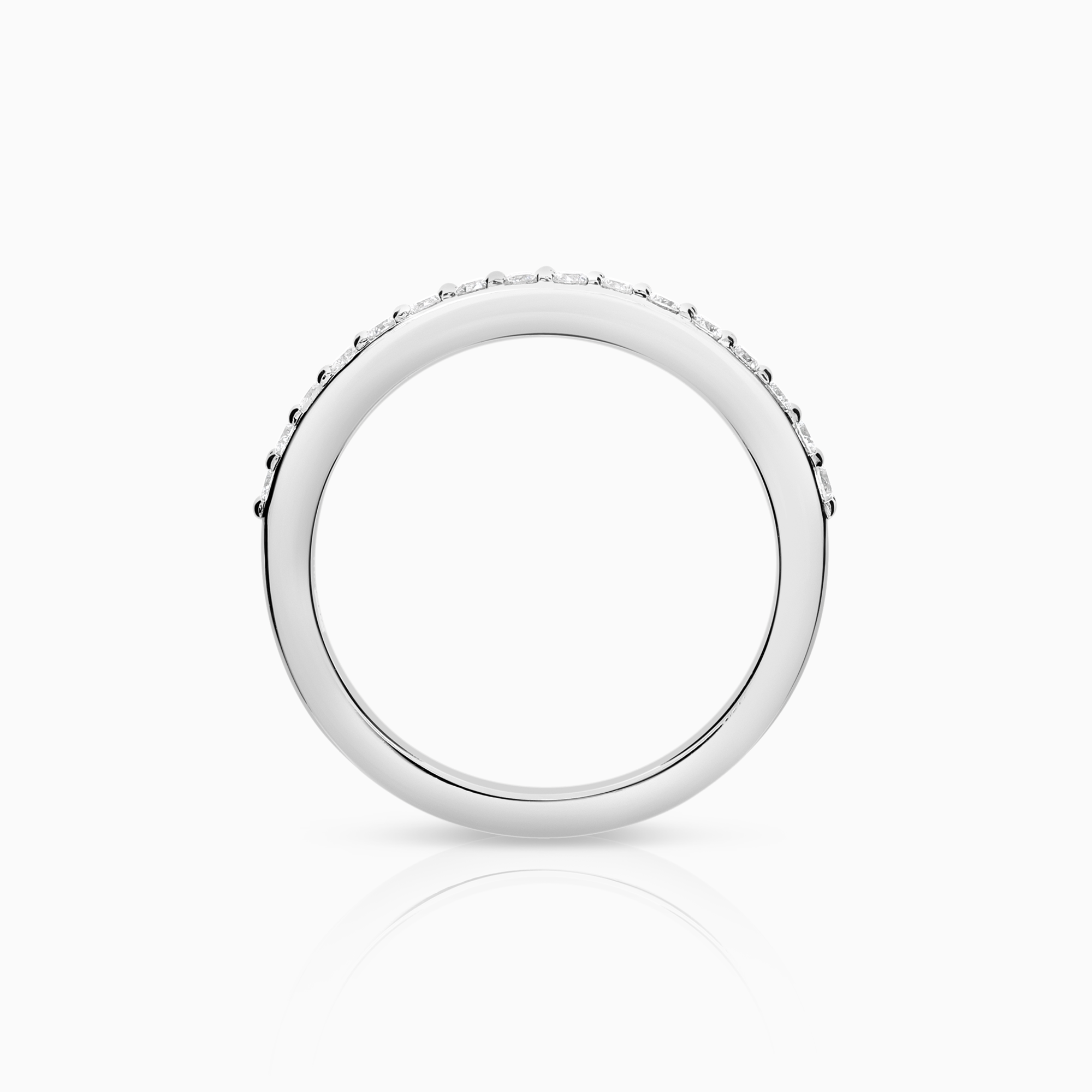 Alliansring 0,19ct 18K vitguld