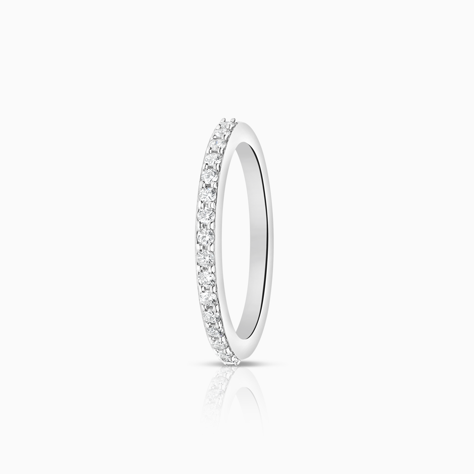 Alliansring 0,19ct 18K vitguld