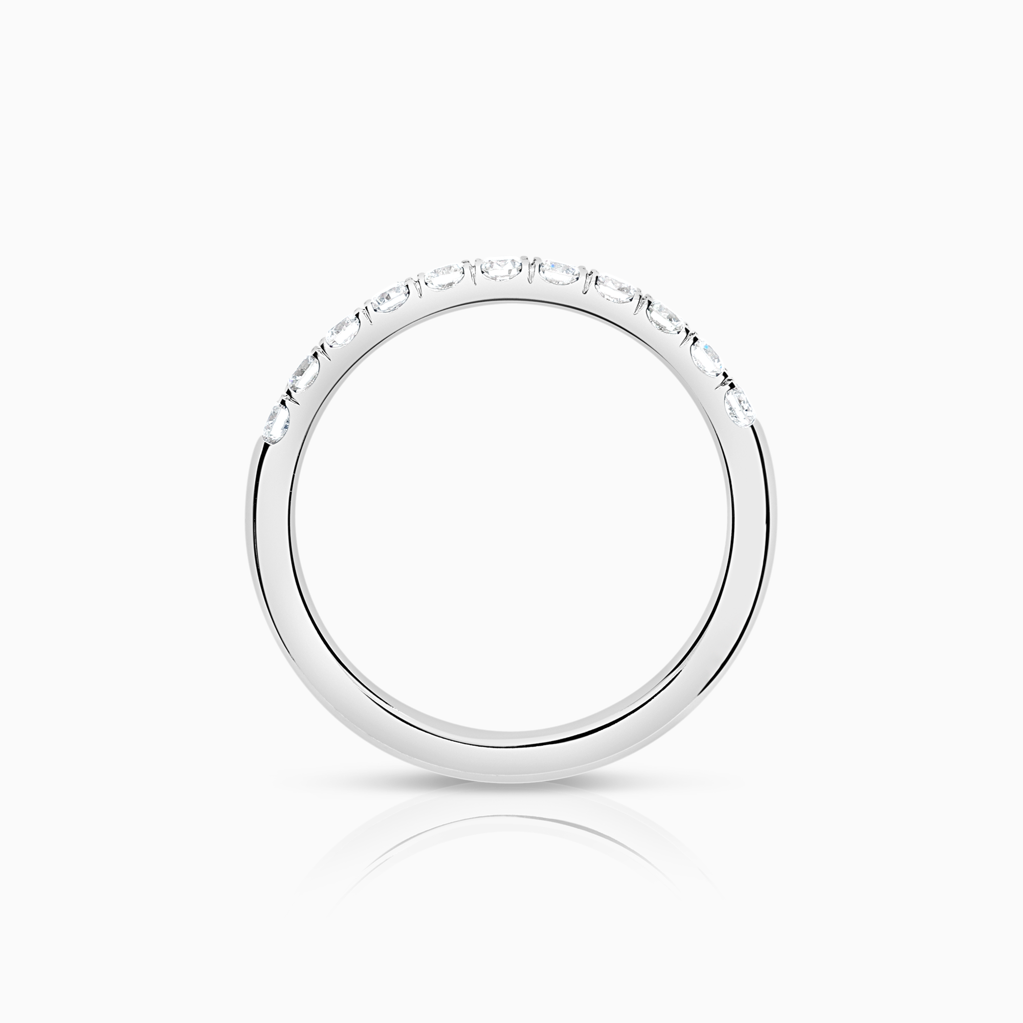 Alliansring 0,19ct 18K vitguld